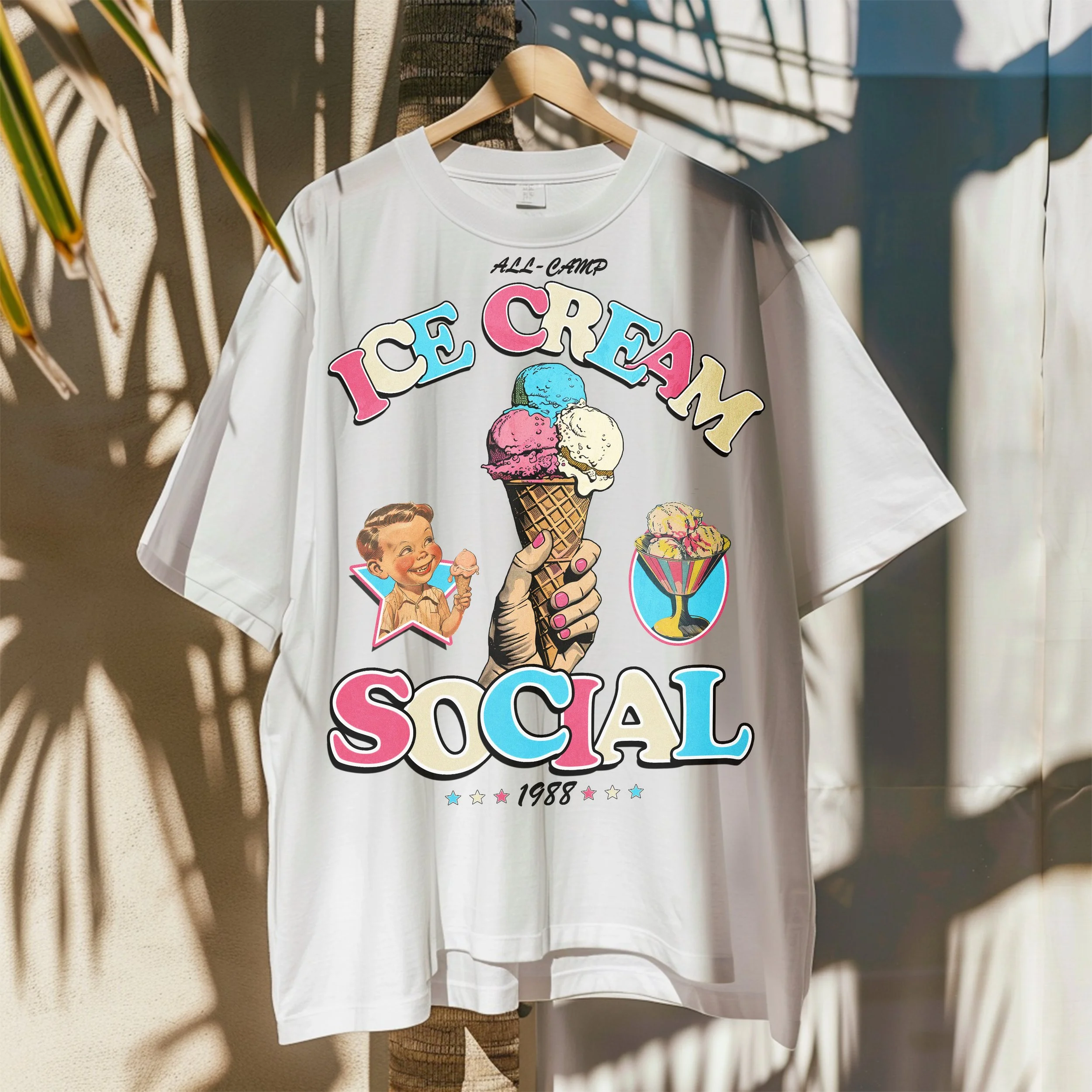 Retro Ice Cream Social Tee
