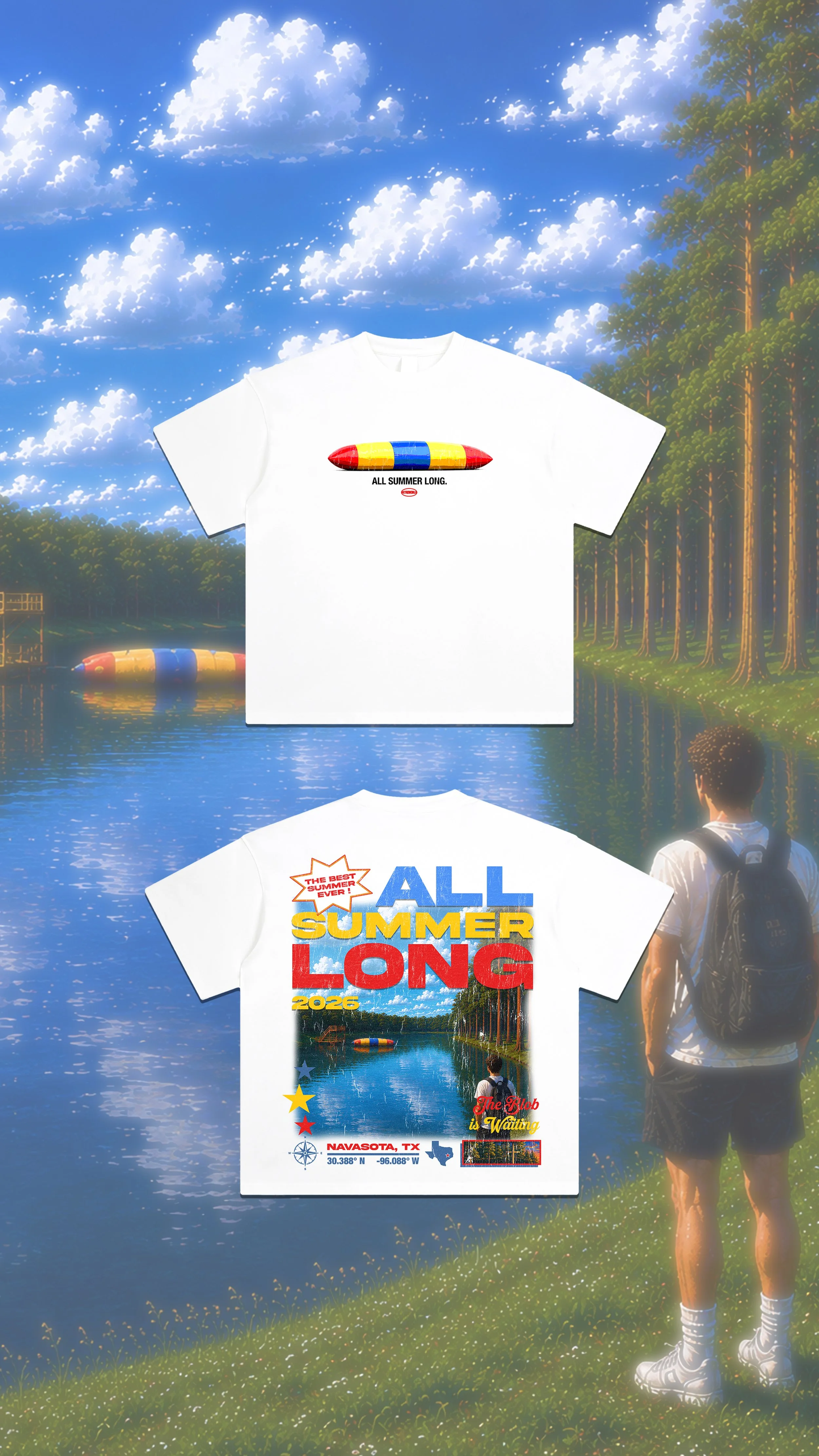 "All Summer Long" Vintage Camp Tee