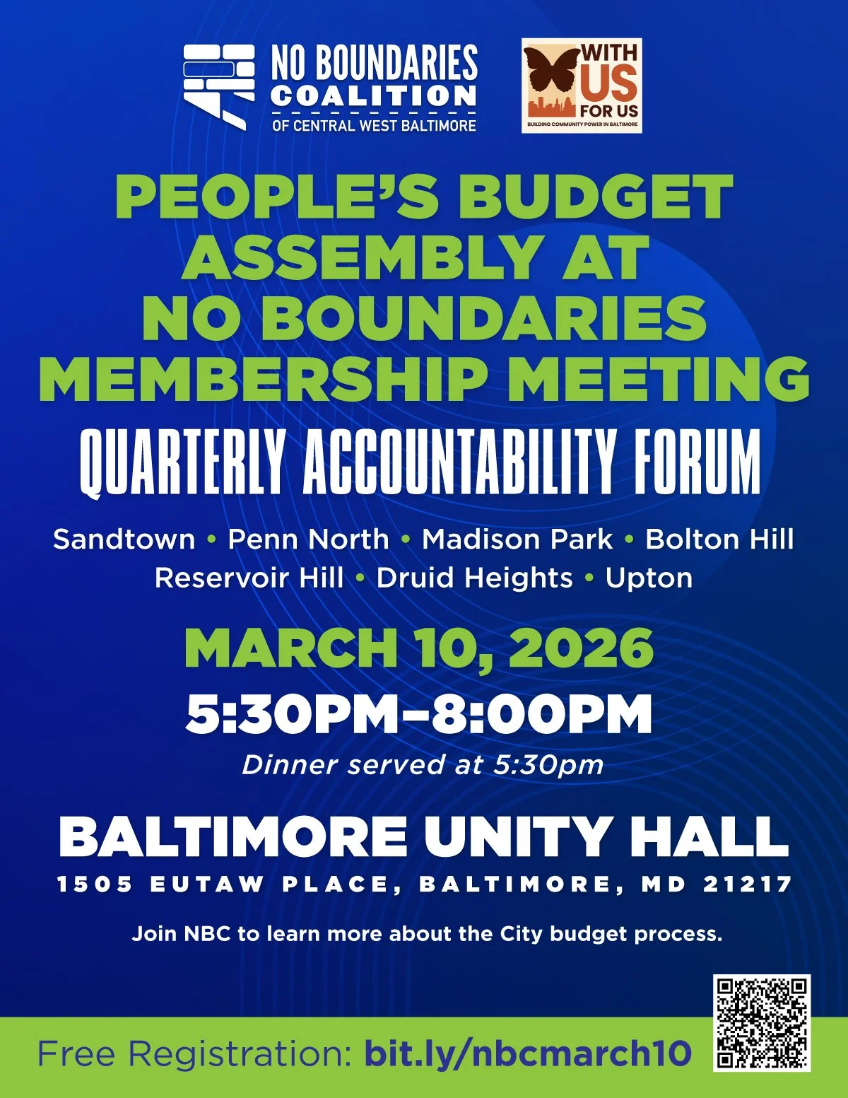 People's Budget Assembly/Quarterly Accountability Forum 