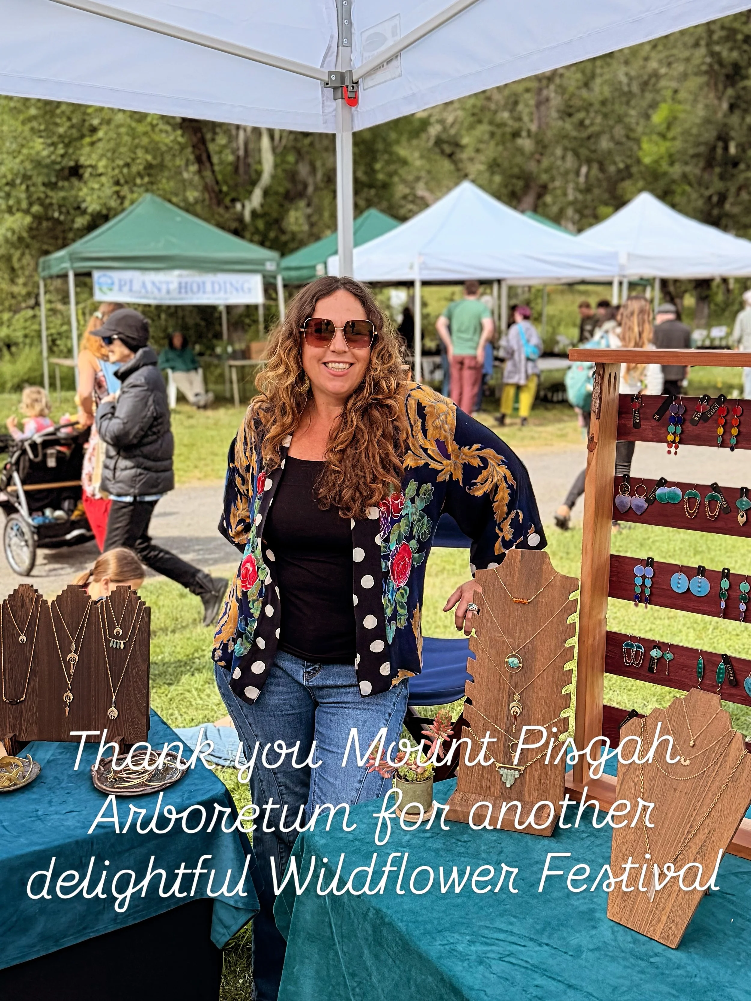 Thank you to all the lovely people who came out to celebrate wildflowers , support Mount Pisgah and all the artists who brave the spring weather to vend and make it a festive event!

Im always delighted and honored by the support of my customers. It&