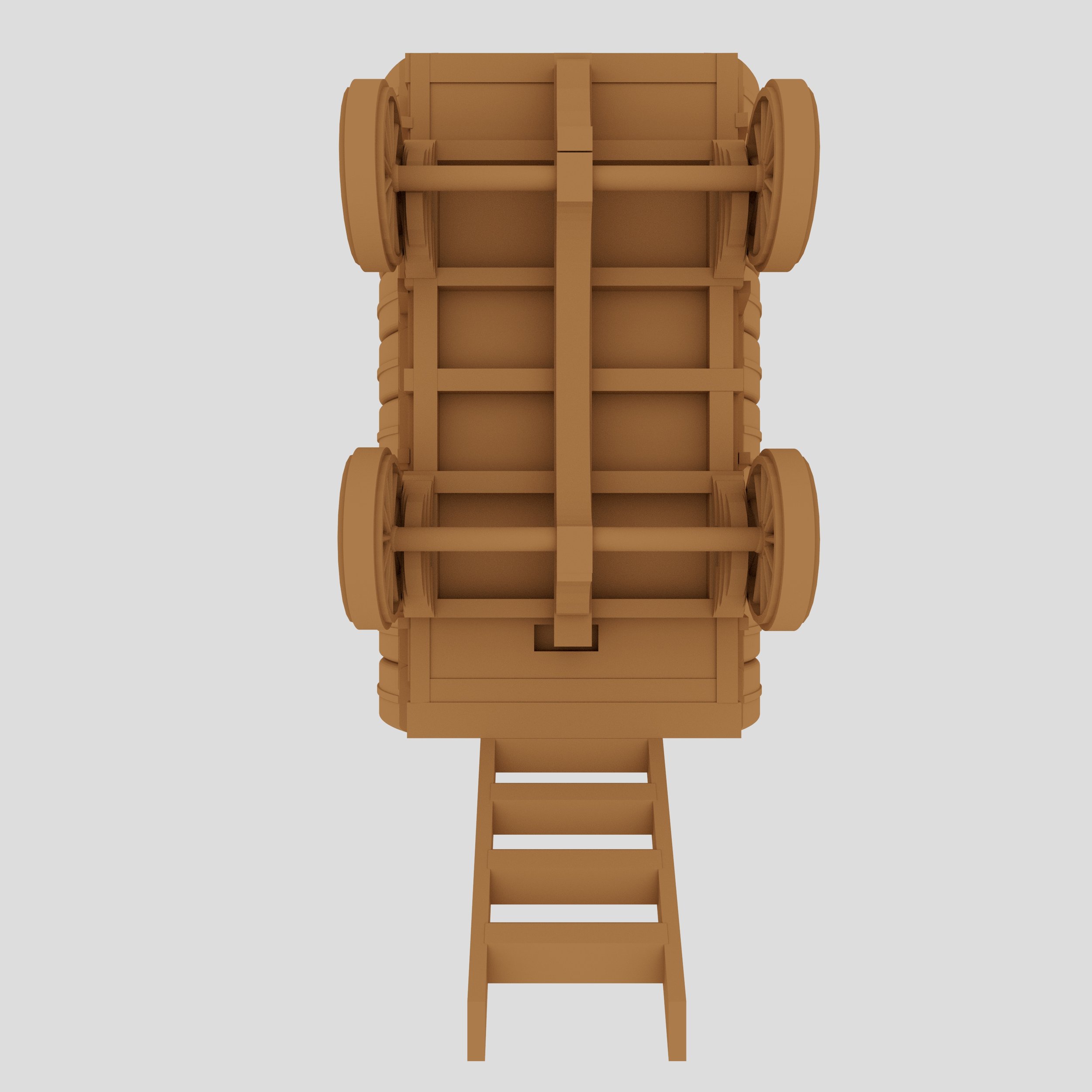 round roofed caravan bottom, 15mm scale