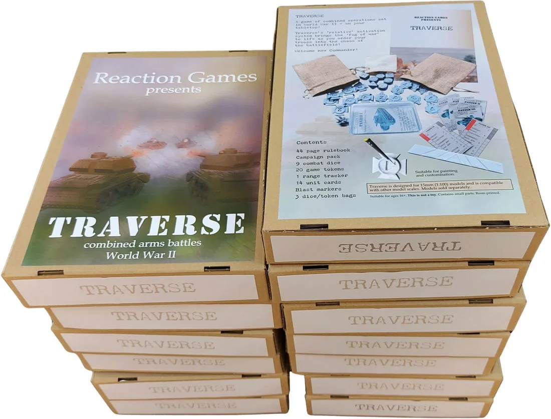 The Traverse historical wargame box.