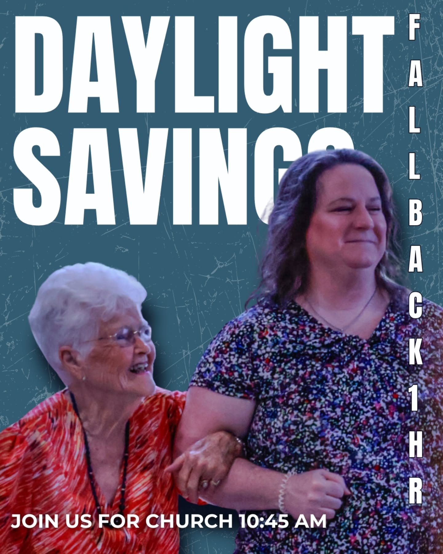 An extra hour of sleep and Sunday worship? Sounds like a perfect morning. ⏰ Join us tomorrow - Life Groups 9:30a | Worship 10:45a