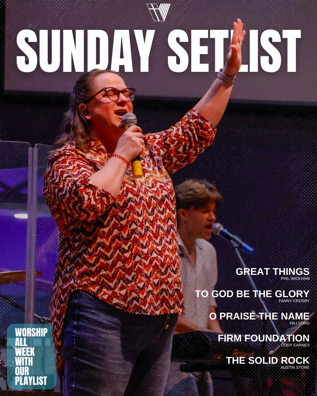 Tomorrow's setlist is locked in, it&rsquo;s going to be a powerful time of worship.
-
Worship all week with our new playlist available only on Apple Music, Spotify, and Amazon Music. View the link in our bio to get access today