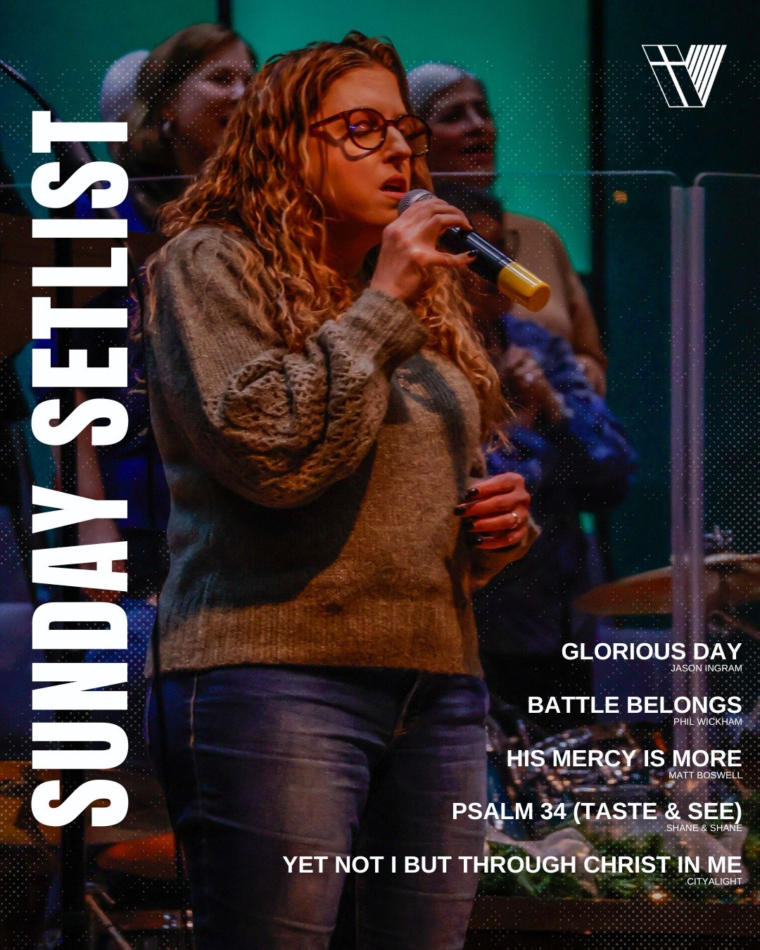 We're excited to worship with you tomorrow! Don't forget you can worship all week with our worship playlist that's available on Spotify, Amazon, and Apple Music.