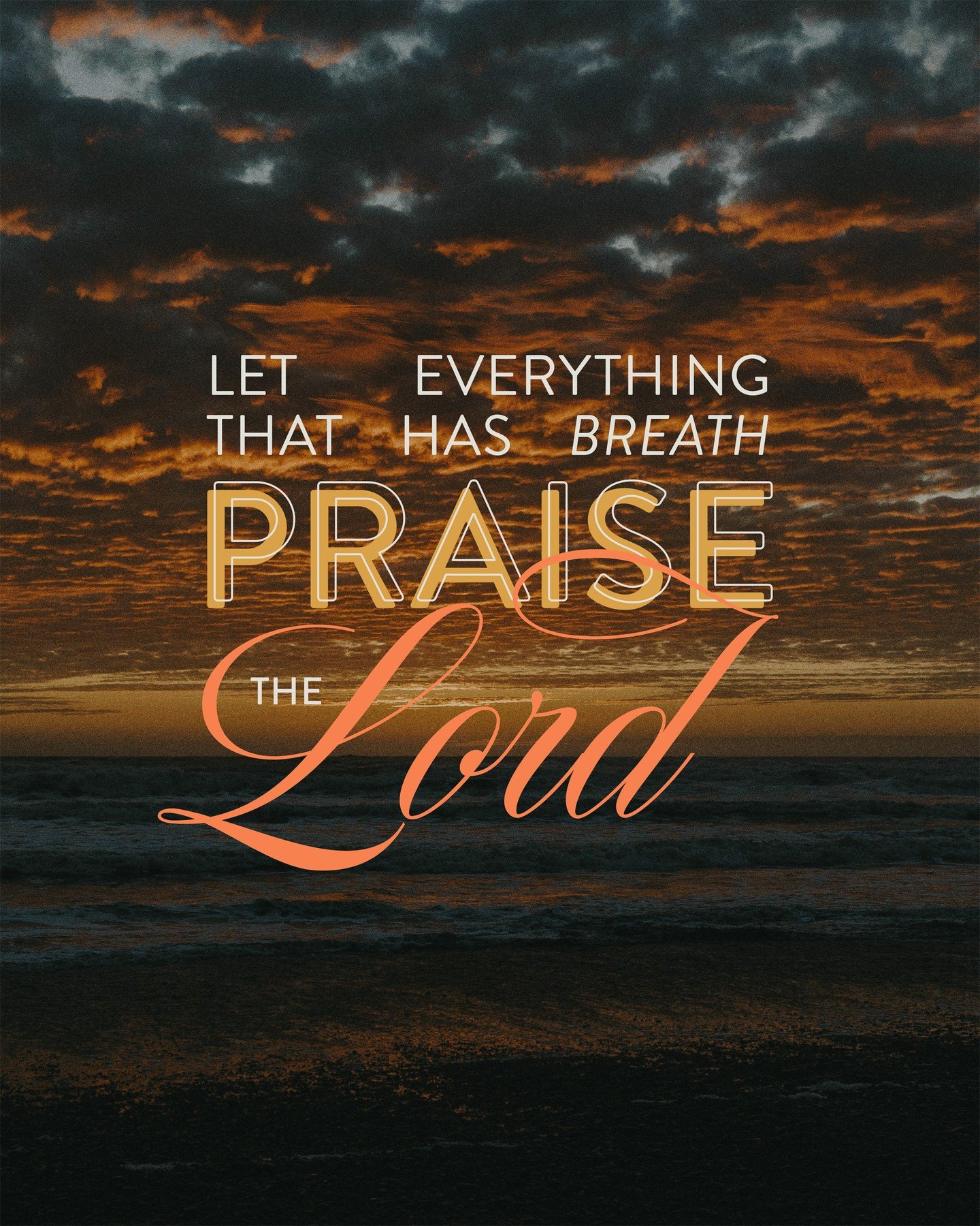 &ldquo;I will bless the Lord at all times; His praise shall continually be in my mouth.&rdquo; &mdash; Psalm 34:1

There&rsquo;s something powerful about lifting our voices together and declaring who God is. Every breath is an invitation to worship. 