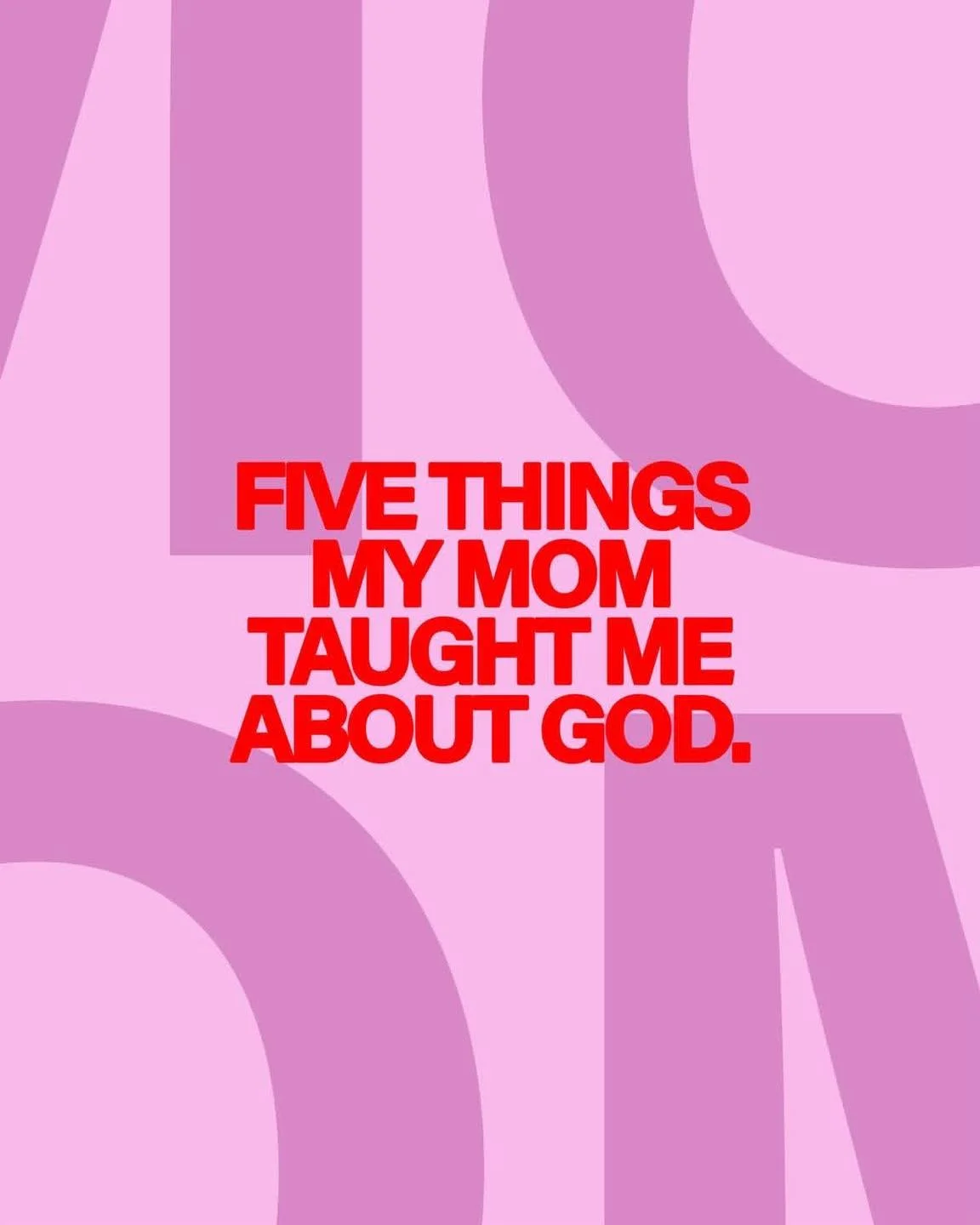 Long before sermons made sense, many of us learned about God through the quiet faithfulness of Mom. We also compassionately recognize others may have learned from someone who stood in our Mom's place. Sunday is Mother's Day and we honor MOMS. 

Share