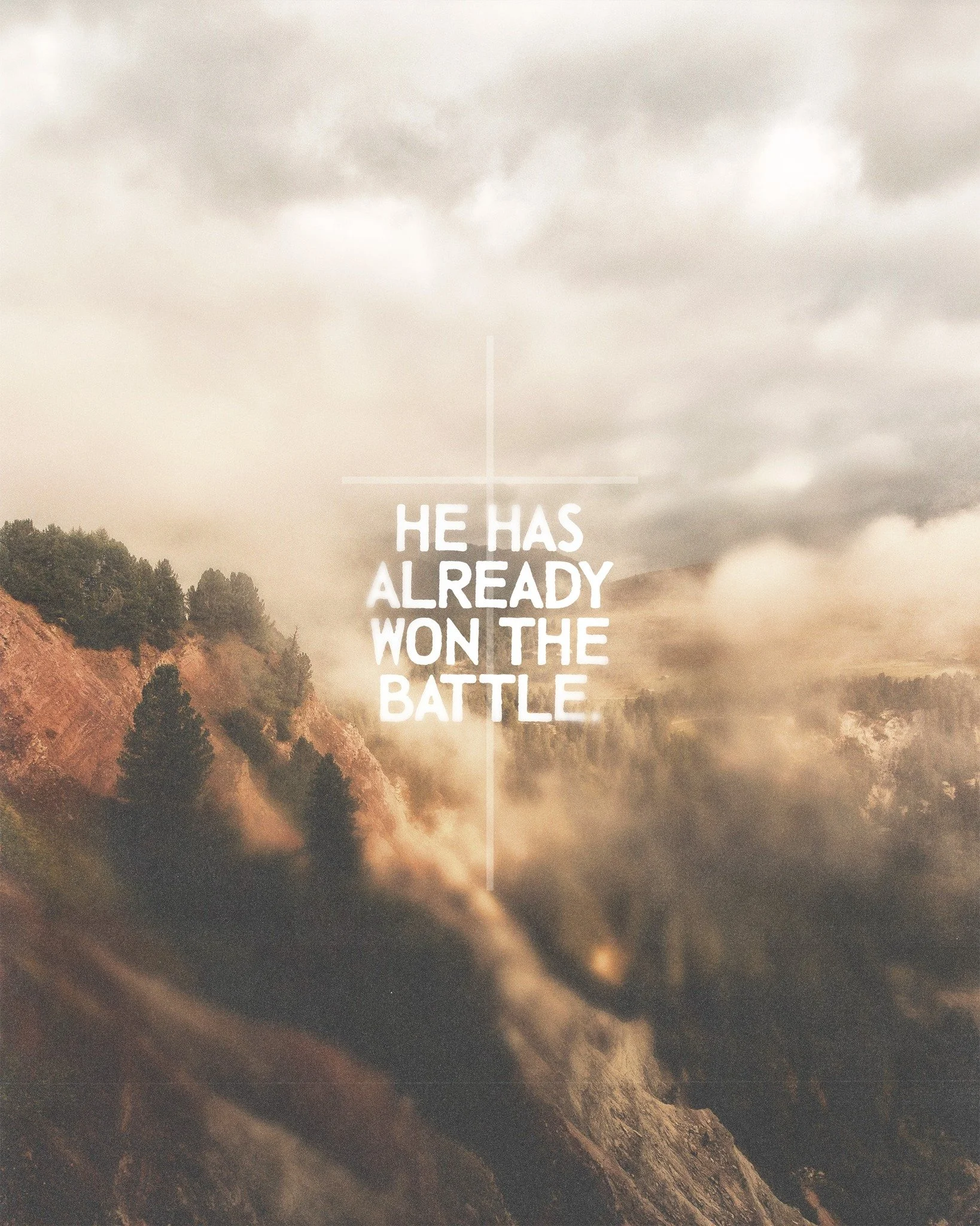 No matter what you face today take hope in knowing that He has already won the battle. Walk in the victory of Jesus. Keep the faith, stand strong.
