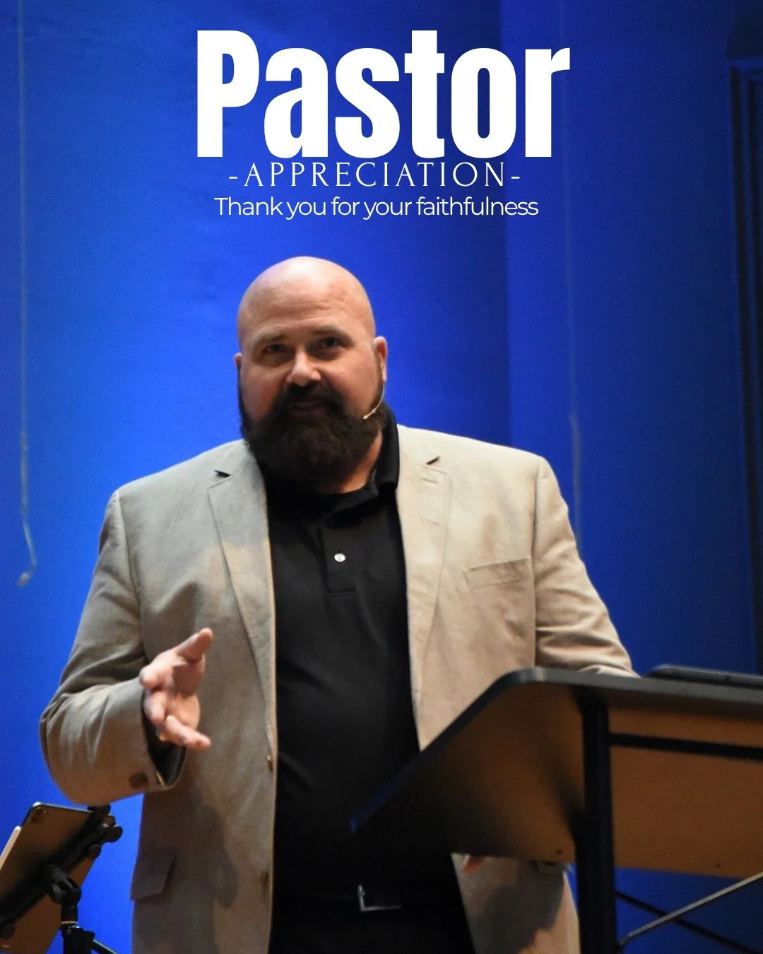 It's Pastor Appreciation Month and we are so blessed at Village to have Pastor Dr. Ryan Carpenter and his wife Mrs. Carrie and their kids with us as our Senior Pastor. Pastor Ryan gives above a beyond the Sunday Preaching. He is often in homes of shu