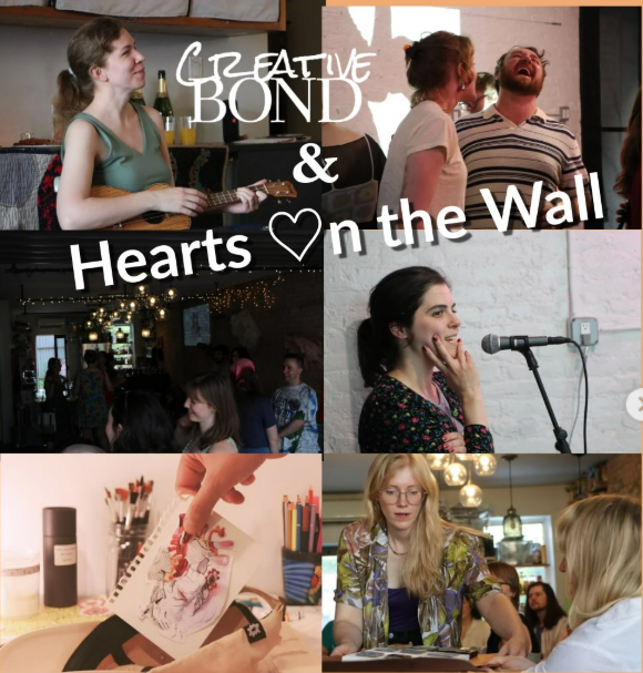 Creative Bond and Hearts on the Wall