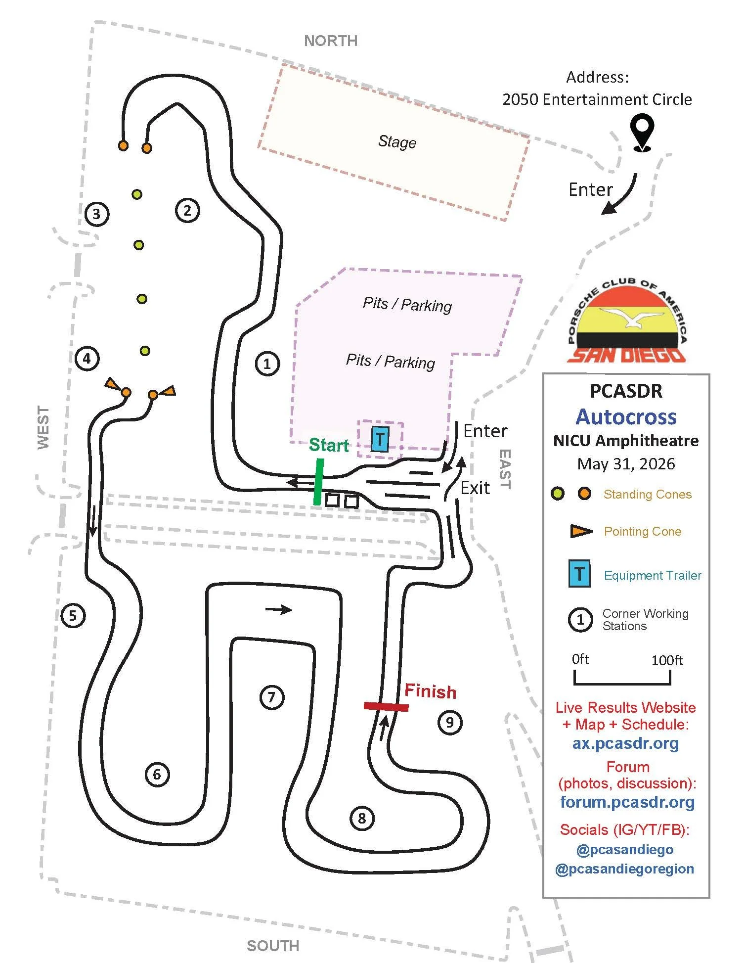 Track Maps — San Diego Region - Porsche Club of America