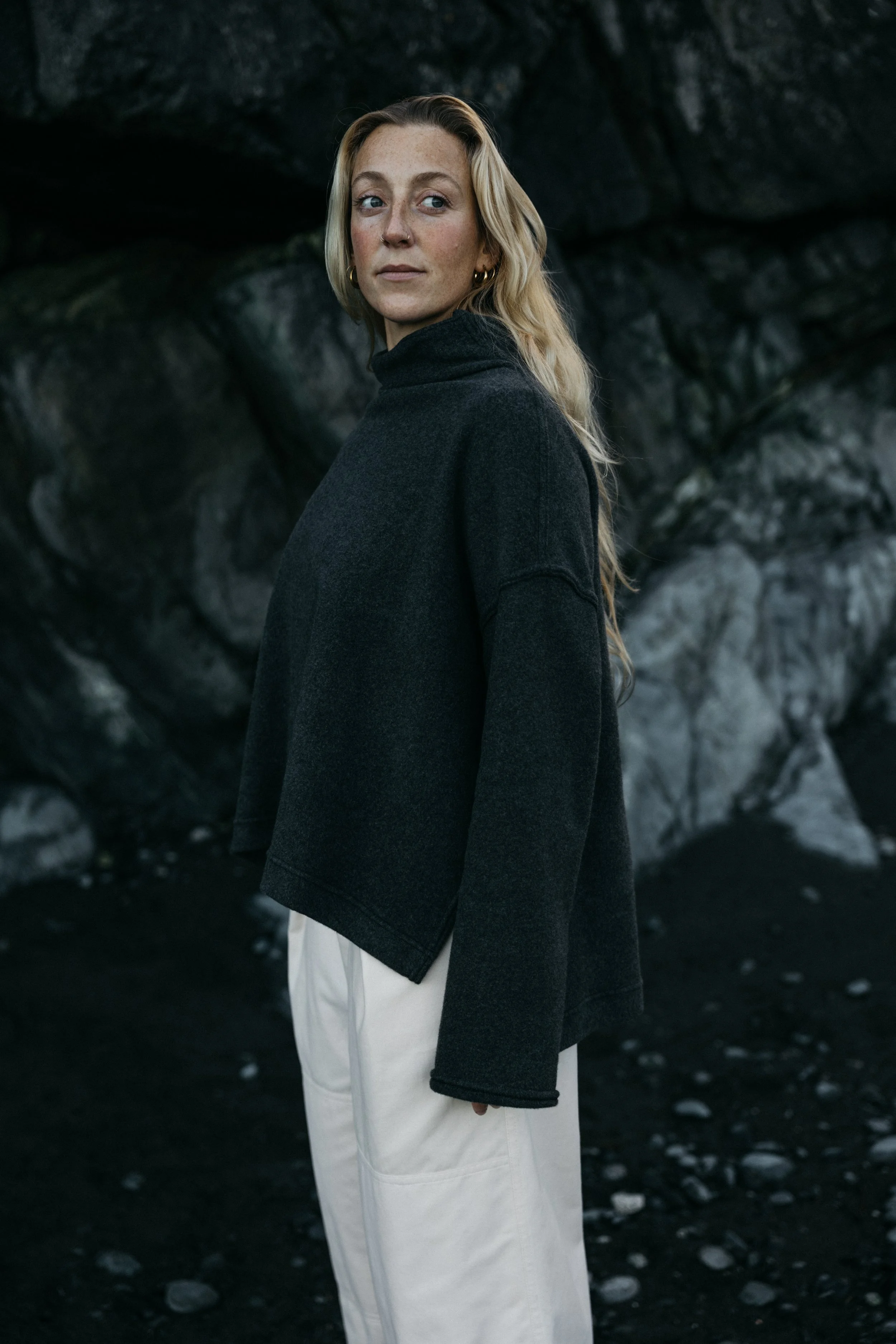 01 Fleece - Dark Grey Marl