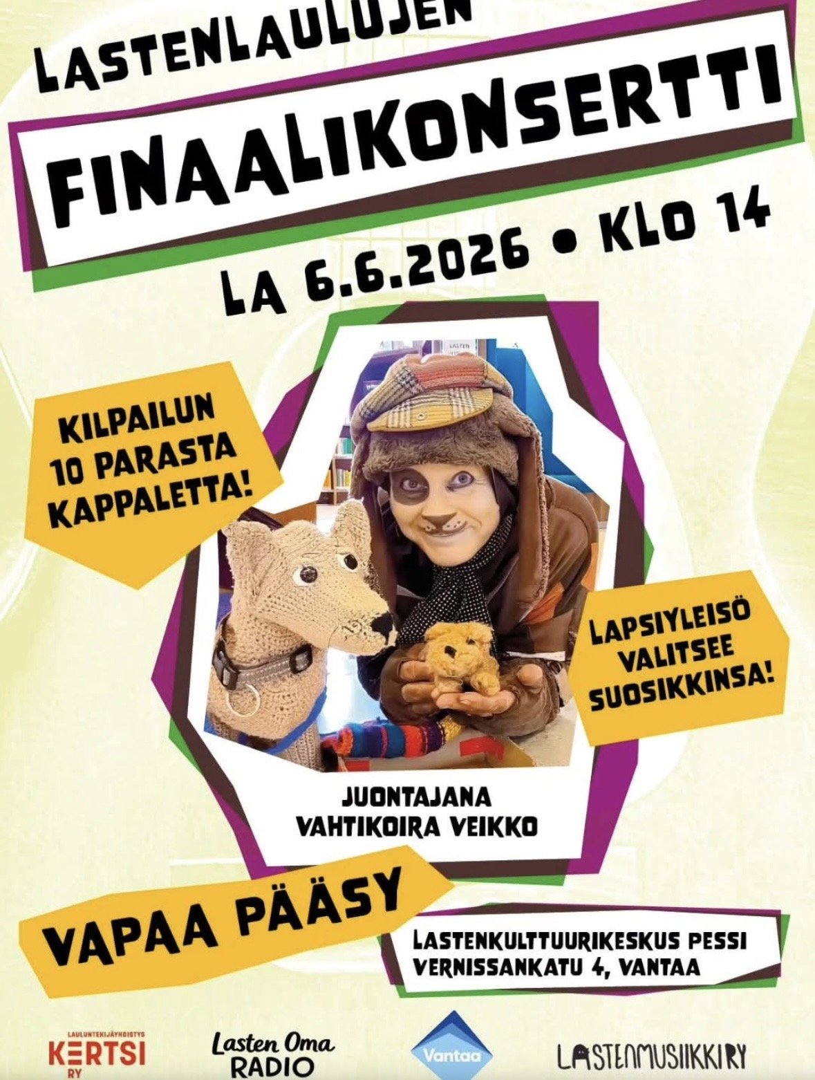 Tahtipeikko ja Keiju mukana lastenlaulukilpailun finaalissa