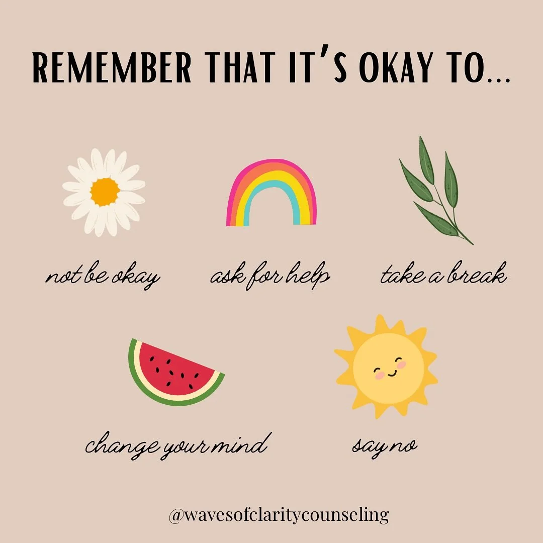 Remember that it&rsquo;s okay to be gentle with yourself this week. 🌞

#inclusivecounseling #affirmingtherapy #virtualtherapy #telehealththerapy #onlinecounseling #floridatherapist #orlandotherapist #southcarolinatherapist #therapyforparents #therap