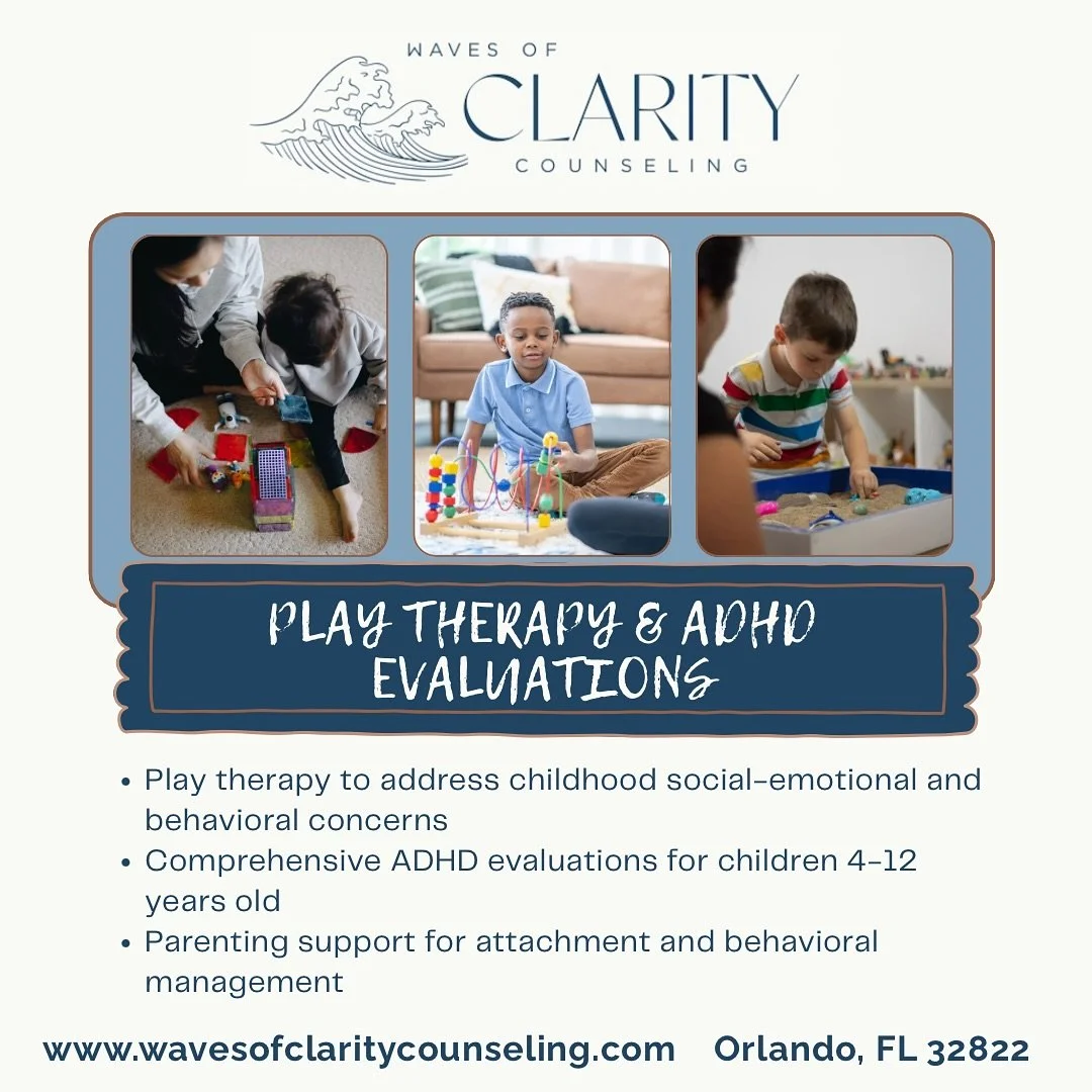 We are excited to share that we are now offering both in person and virtual play therapy appointments in addition to our individual therapy services! 🎨🚂🏰🌊

#inclusivecounseling #affirmingtherapy #virtualtherapy #telehealththerapy #onlinecounselin