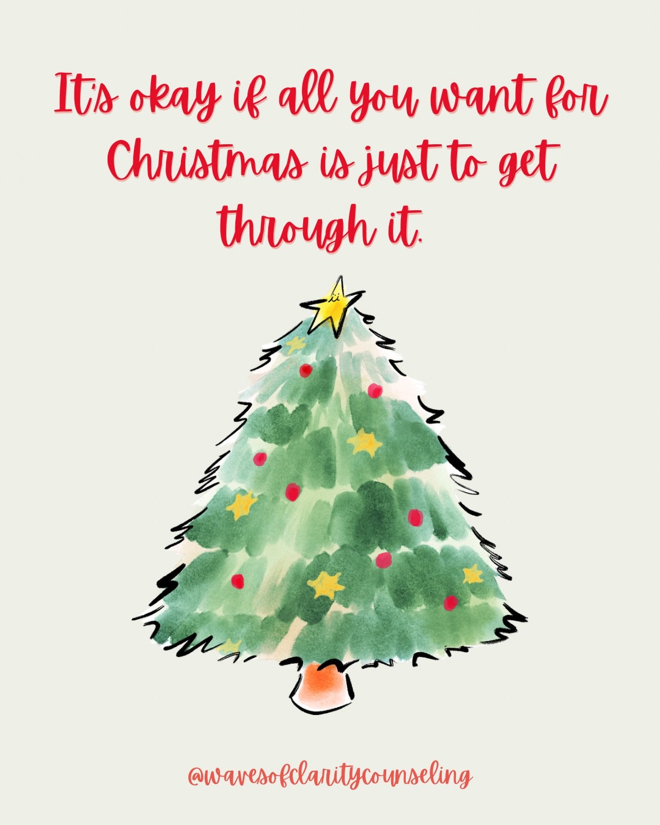 Not every holiday feels warm or easy. Sometimes getting through is more than enough. 🎄