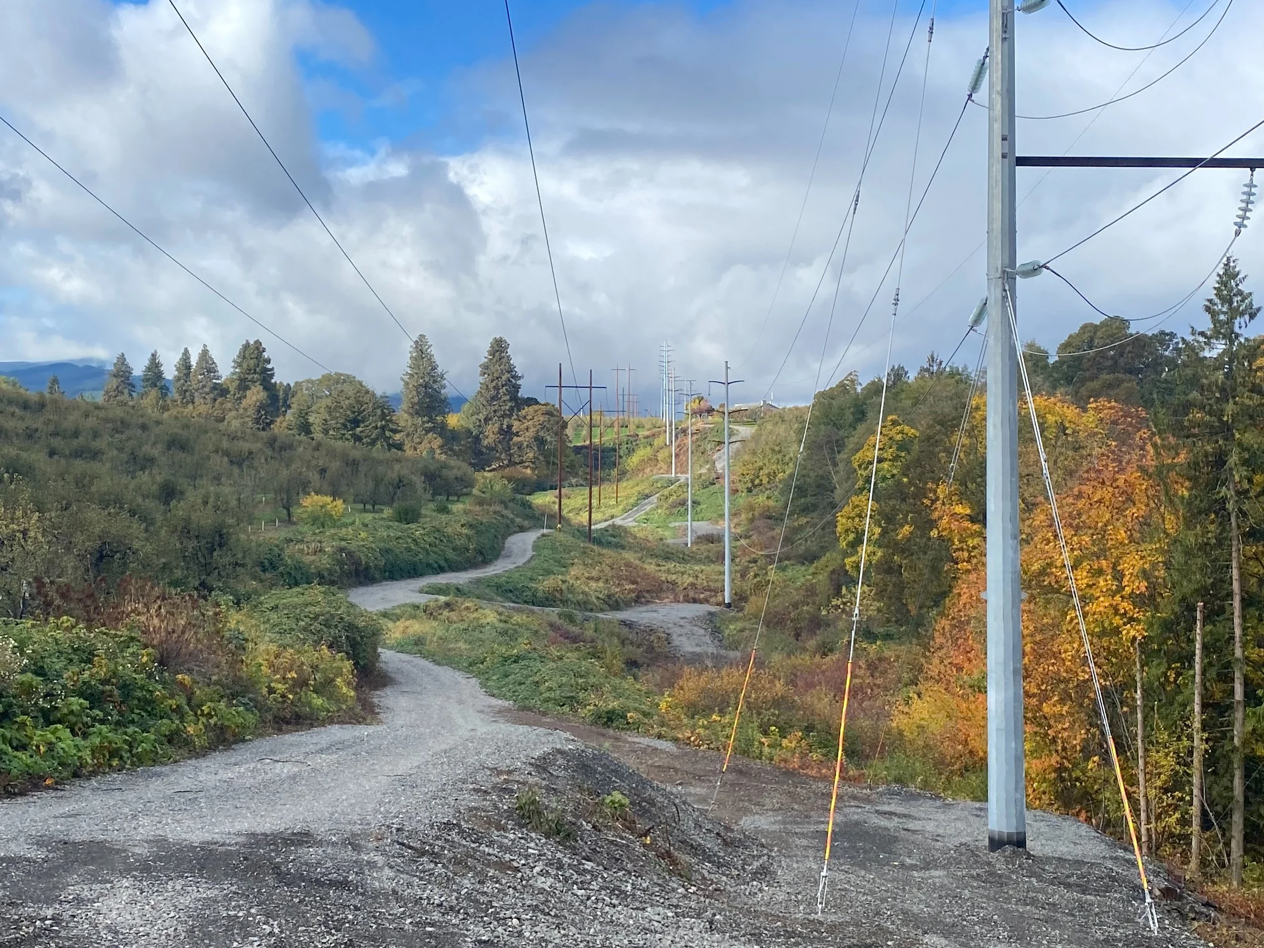 Oregon transmission line upgrade and access road improvements