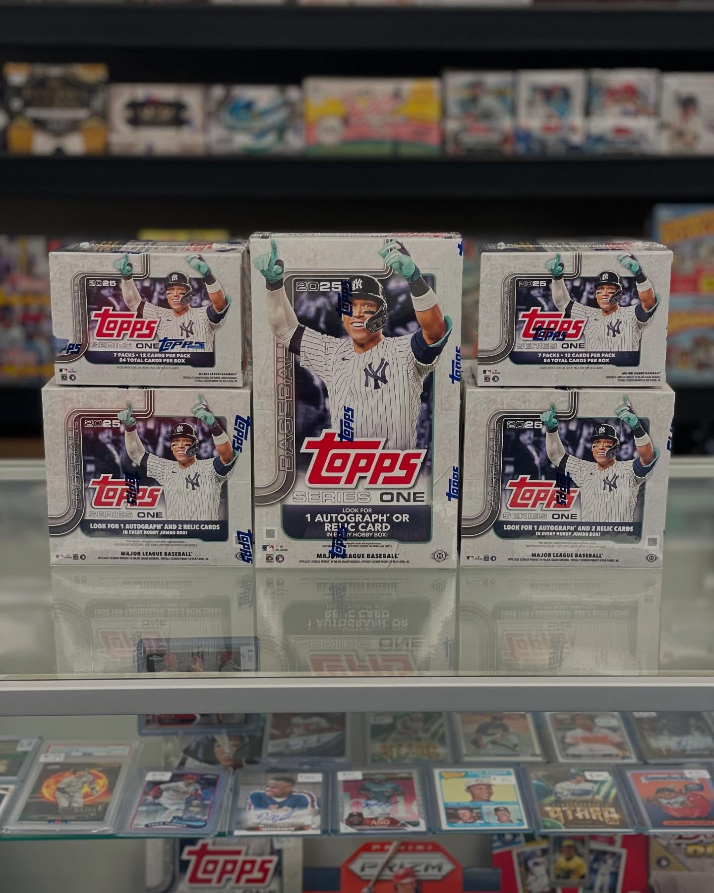 2025 Topps Series 1 release day! 

The first product to feature Dylan Crews and James Woods rookie cards. Stop by the shop to grab a box today!