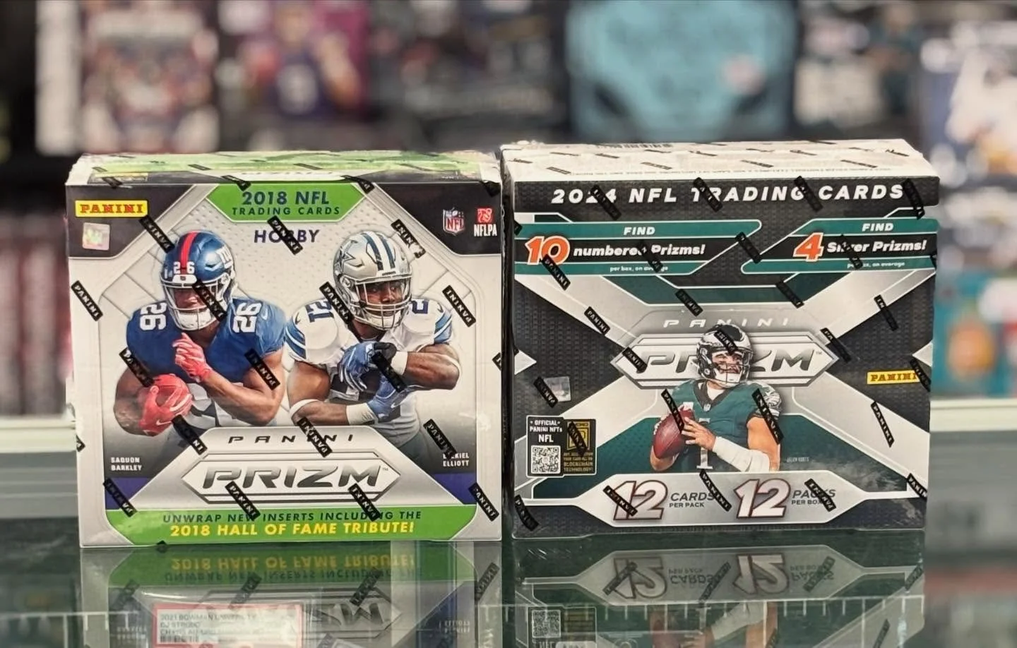 🏈 Looking for some Super Bowl weekend rips? We have boxes covering all rookie years of the big games biggest stars! Swing by the shop to pick up a box today! 🏈