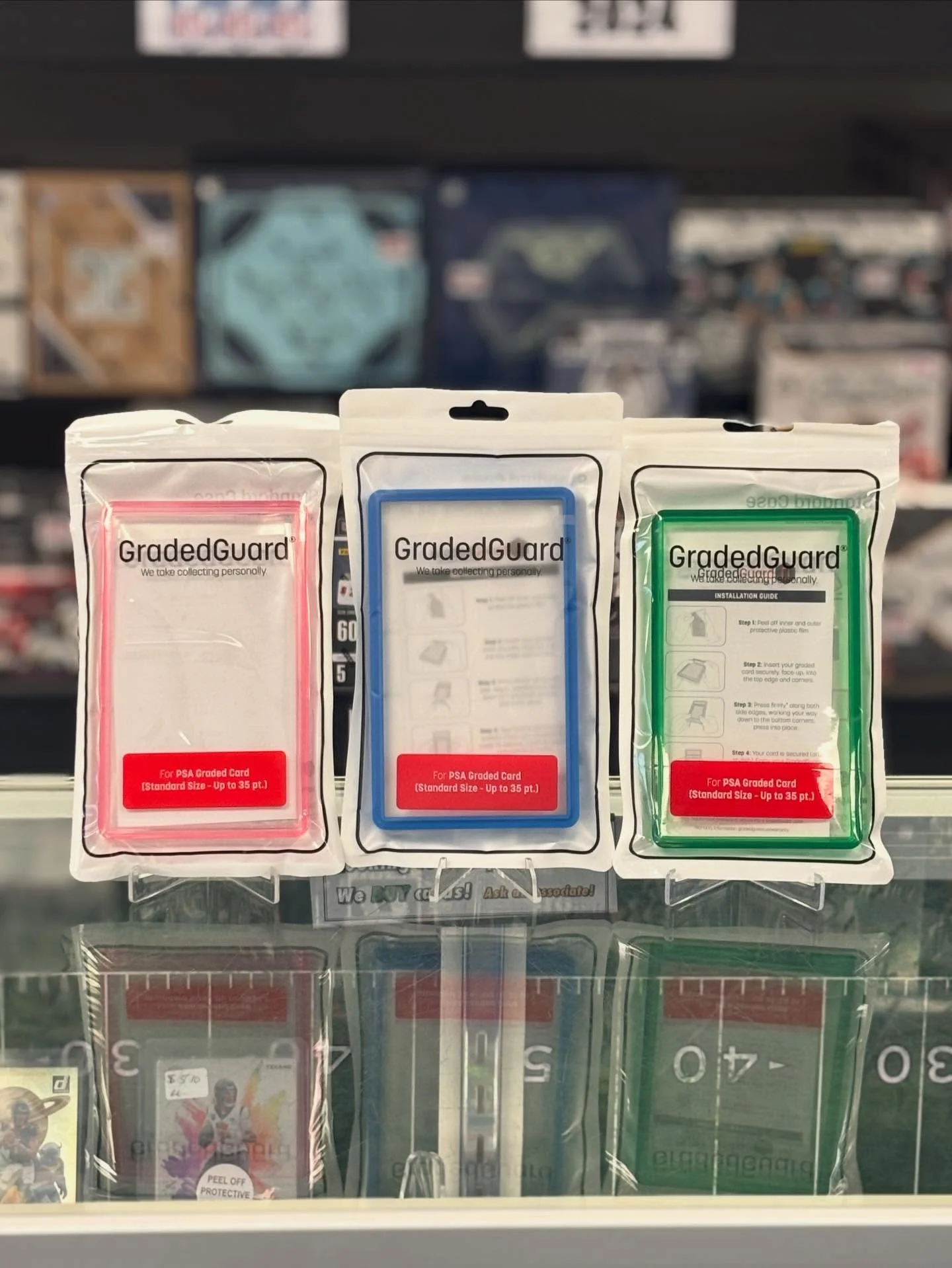 GradedGuard x VaultX now available in store! 

We have multiple colors of each. Swing by the store to browse the selection today!