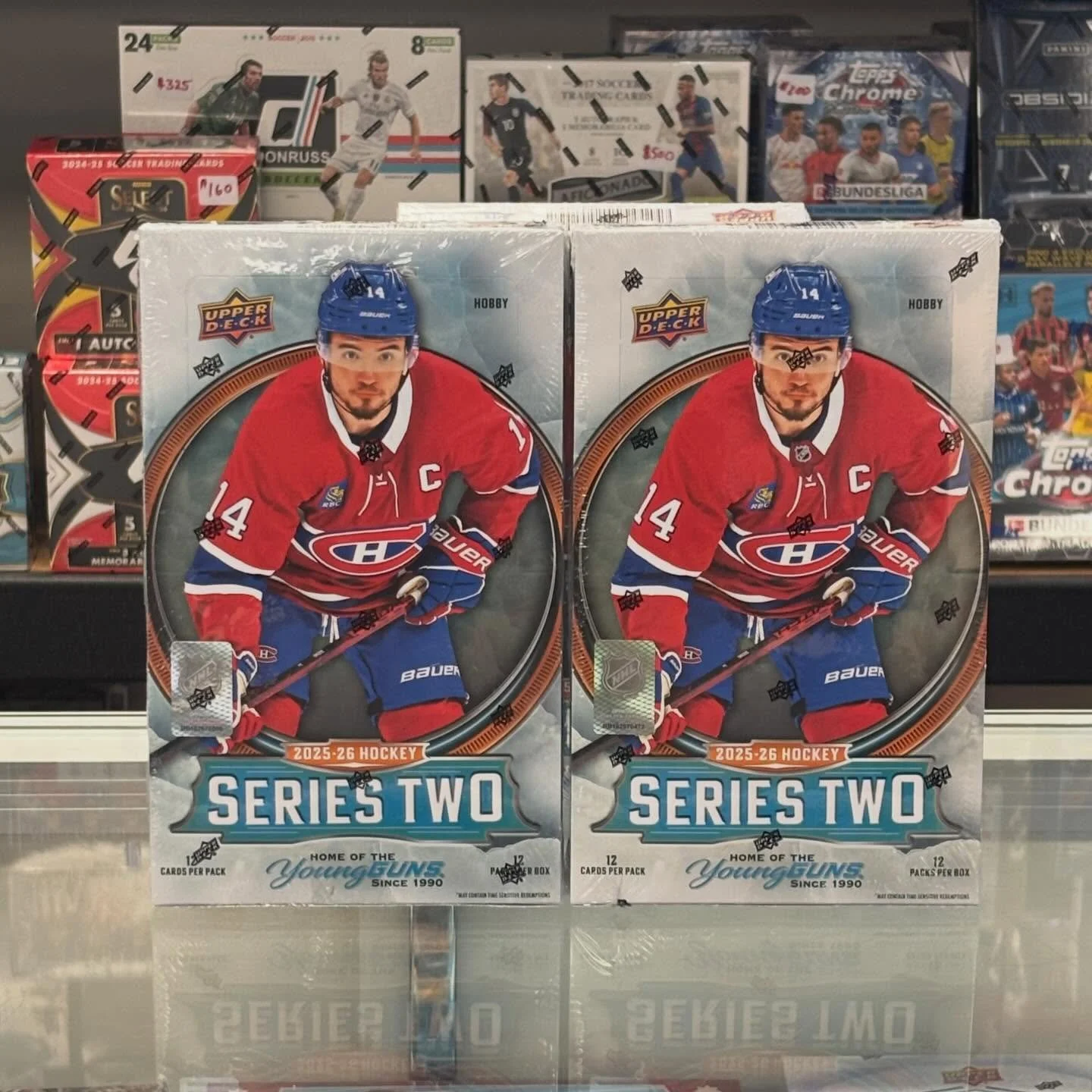 2025-26 Upper Deck Series 2 hobby is now available in store!