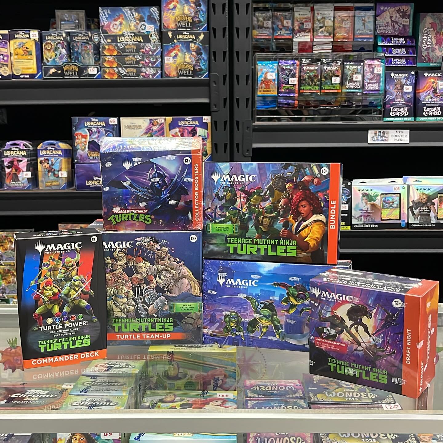 NEW RELEASE: Magic the Gathering Teenage Mutant Ninja Turtles is now available at The Fantastic Store. We have boosters, bundles, and commander decks available!