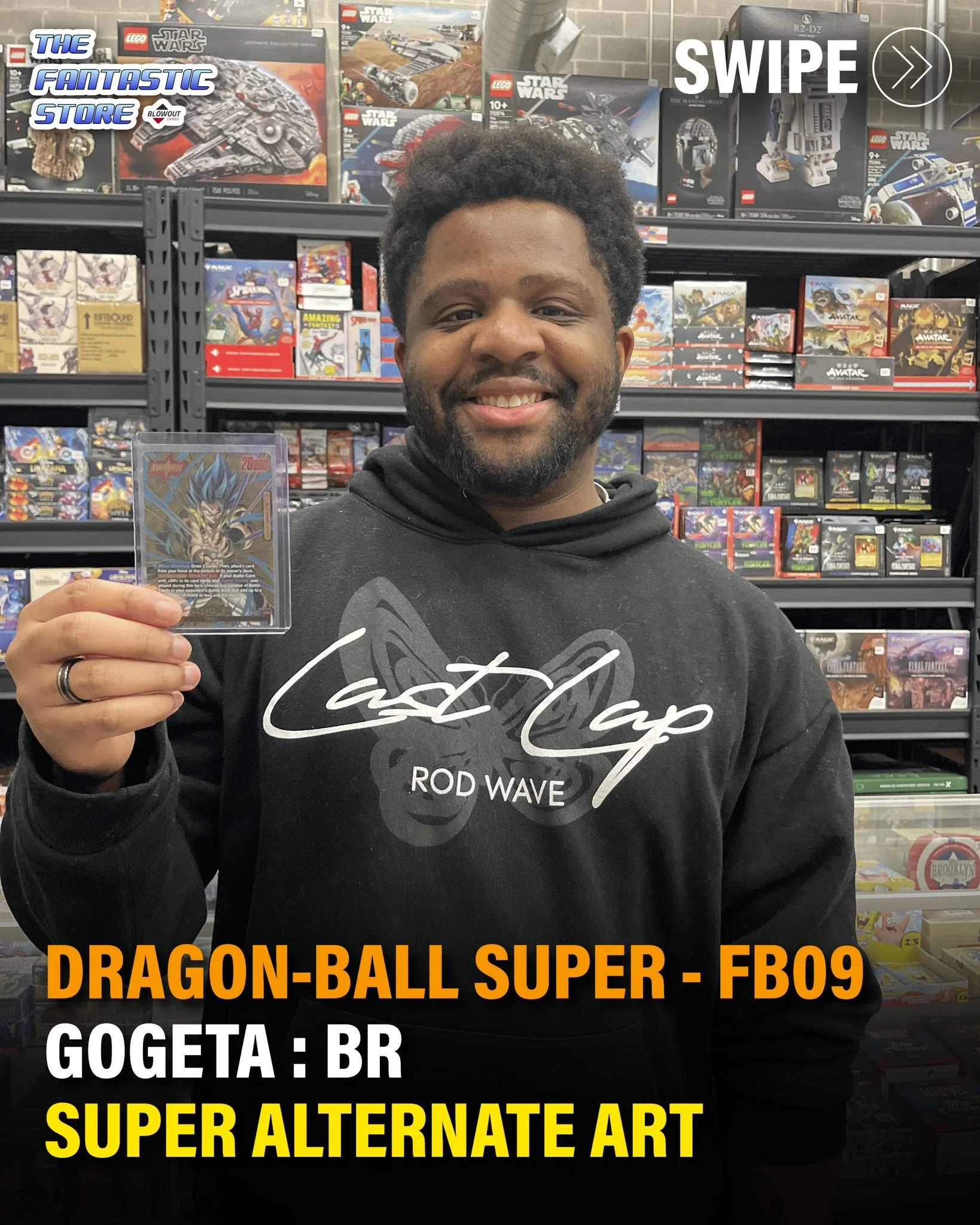 Tajaun pulled a Gogeta: BR Super Alternate Art from Dragon-Ball Super (FB09) and we had to share it with our community. We love being able to share the experience with you and thank you for ripping with our team, Tajaun! Congratulations!!

#dbs #dbz 