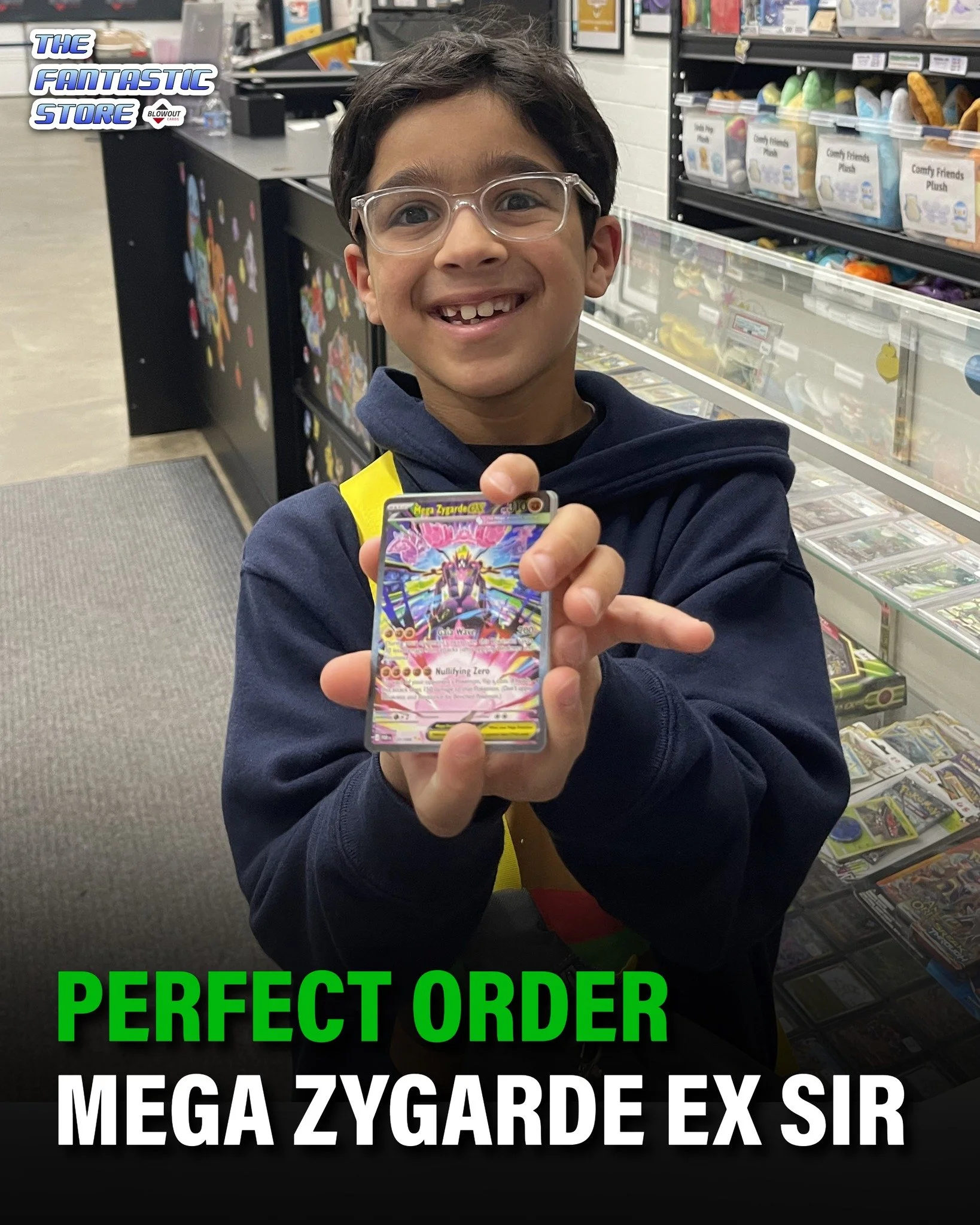 Abdulaziz and his wonderful family pulled this Mega Zygarde EX SIR from Perfect Order with us in-store! Always nice to see new pulls from a new set, thank you for sharing the experience with our team and congratulations!

#perfectorder #pokemon #poke