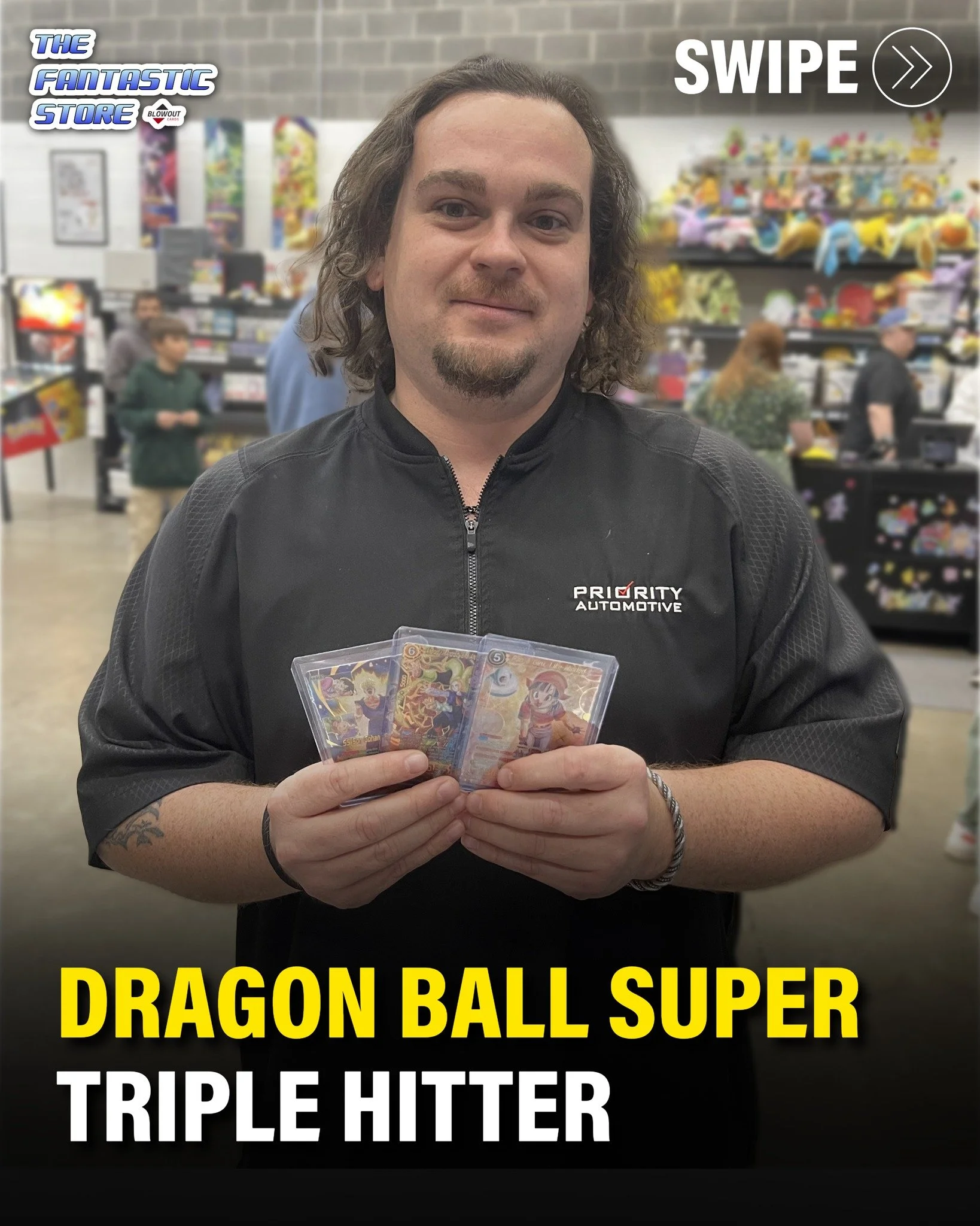 The Fantastic Community has been hitting out of a variety of TCGs. Ronnie was ripping some DBS and pulled a triple hitter with us including Son Gohan, Android Trinity, and Pan &amp; Giru! We appreciate you sharing your experience with our team, Ronni