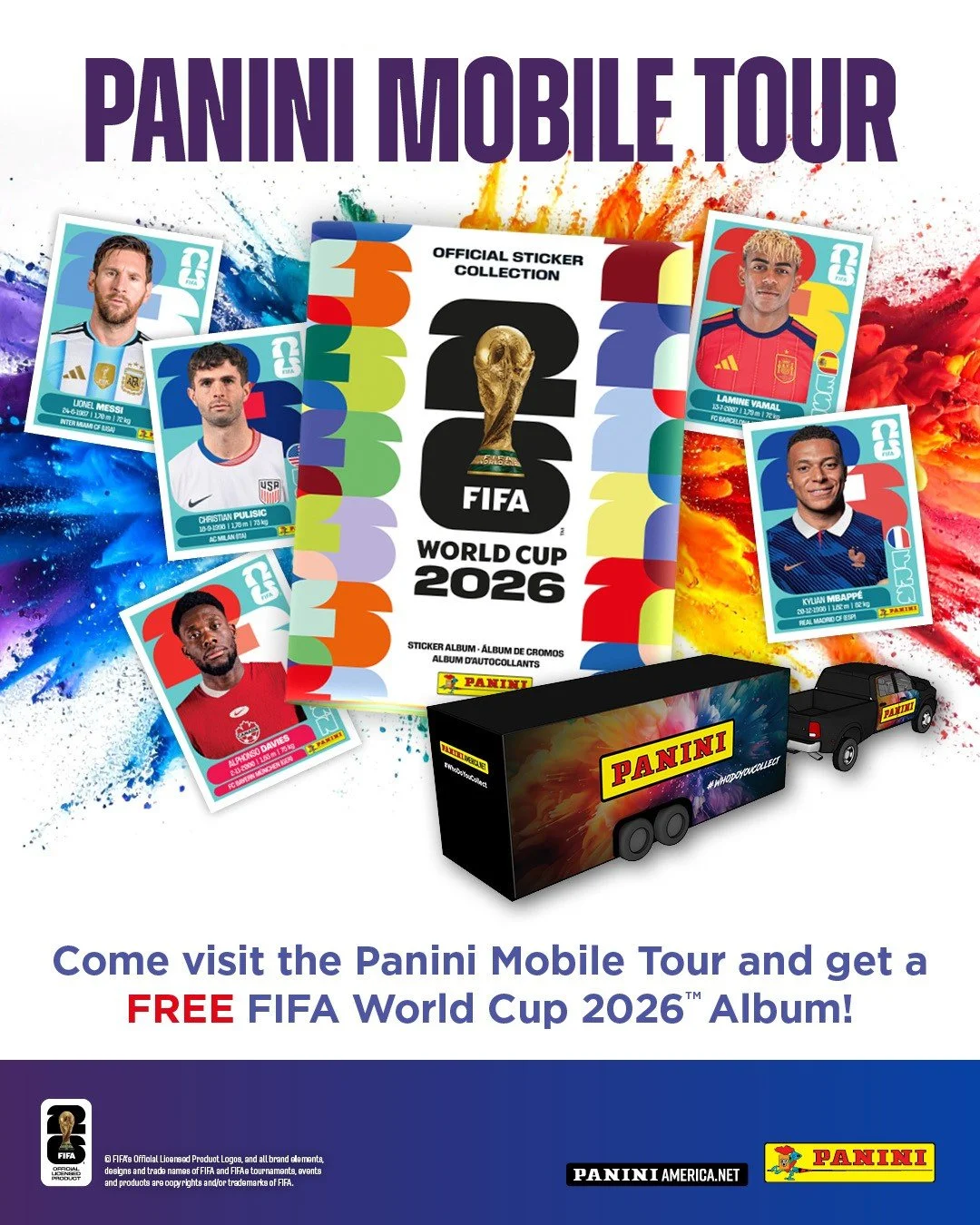⚽ The Panini World Cup Mobile Tour is stopping by The Fantastic Store! 👀 

Join us Friday, May 8th from 2:00 &ndash; 5:00 PM to:
&bull; Grab a FREE FIFA World Cup 2026 sticker album while supplies last!
&bull; Trade stickers with fellow collectors!
