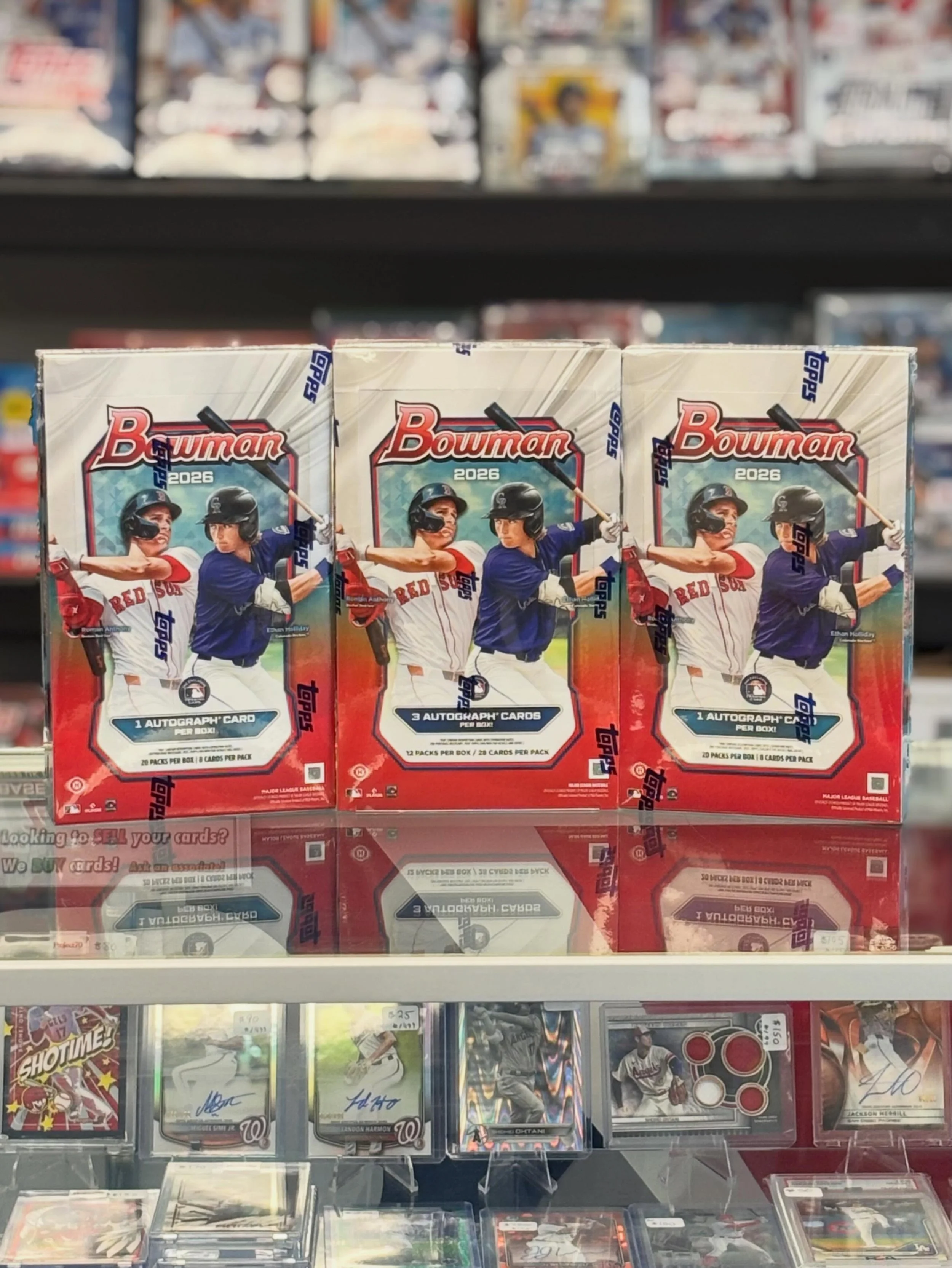 ⚾️ 2026 Bowman Baseball is here! ⚾️ 

Swing by the shop to pick up a box today!