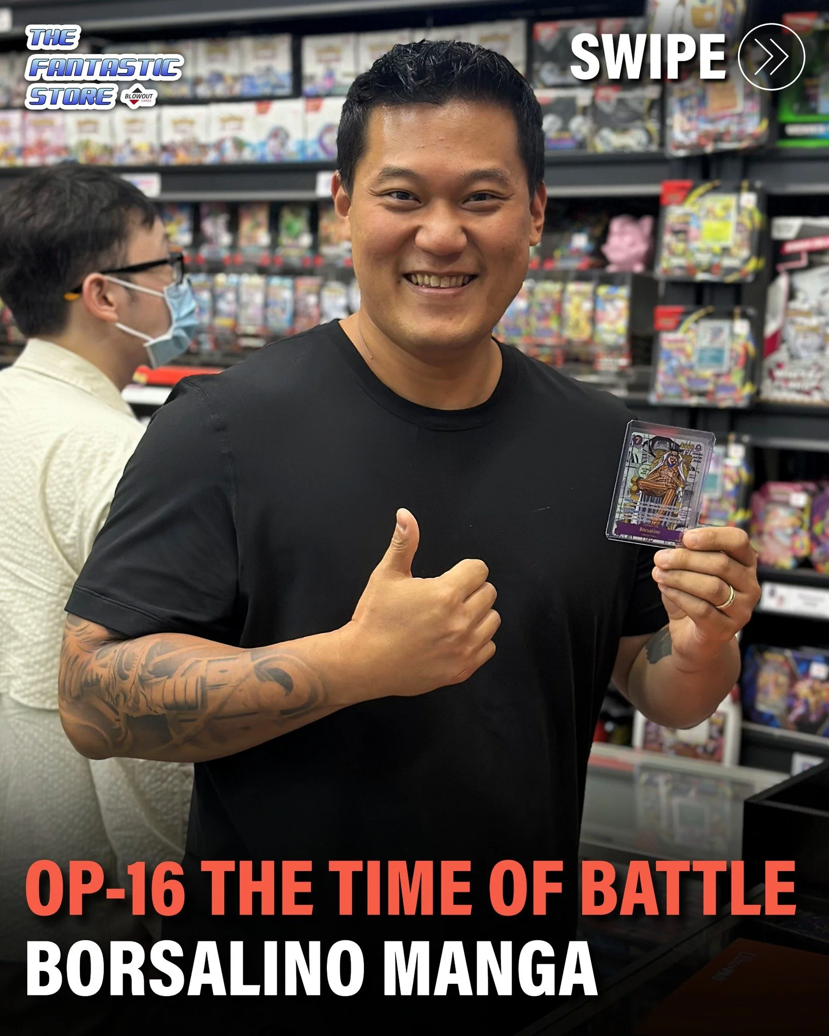 About time for another OP16 Admiral Manga! We&rsquo;ve been seeing a lot of Sakazuki but this is the first Borsalino. Thanks for showing it off, Chris! Congratulations on the pull. 😎

#onepiece #onepiecetcg #onepiececardgame #onepiecemanga #mangacar