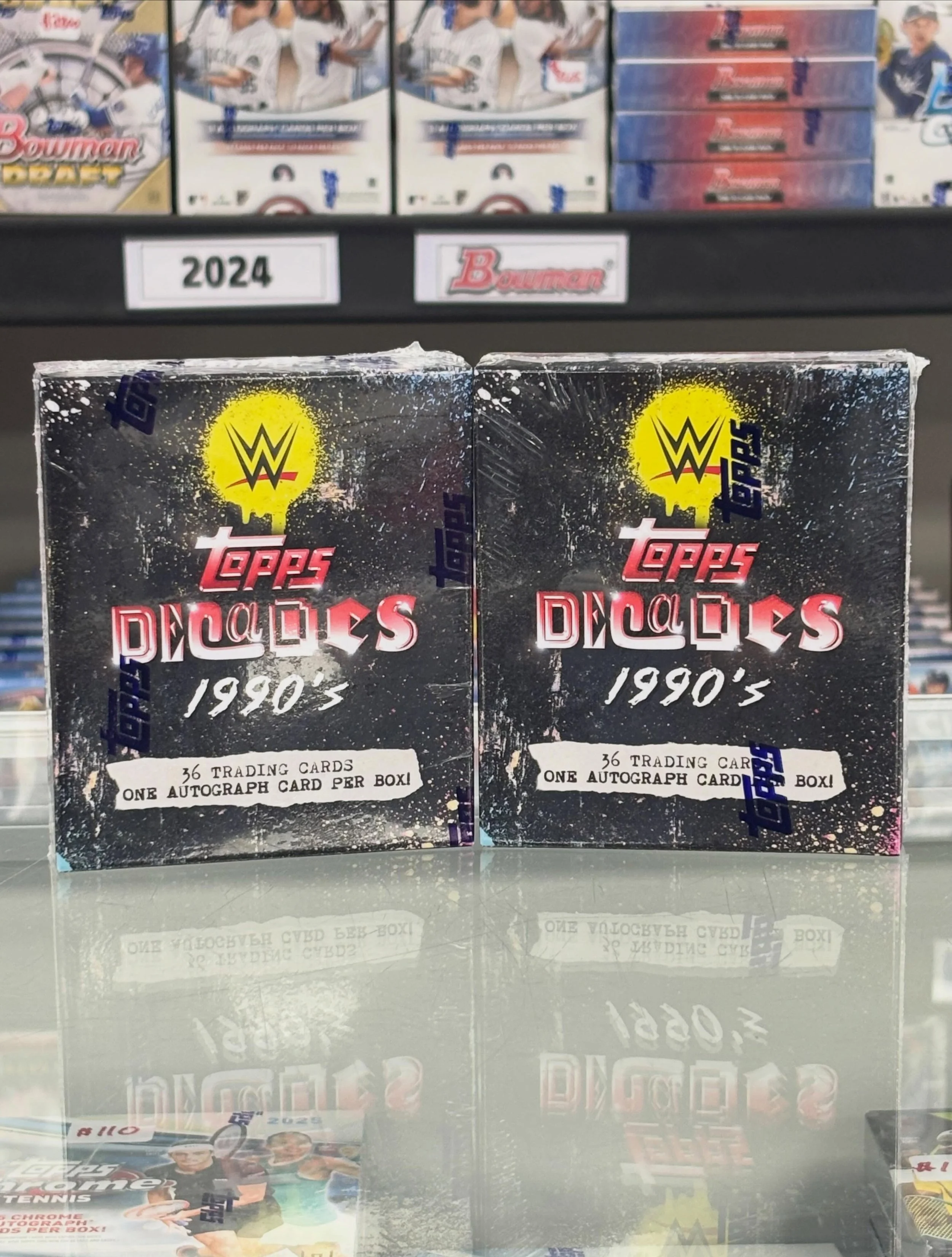 2026 Topps WWE Decades 90&rsquo;s edition is now available! 

Looking to head back into the attitude era? Swing by the shop for a box today!