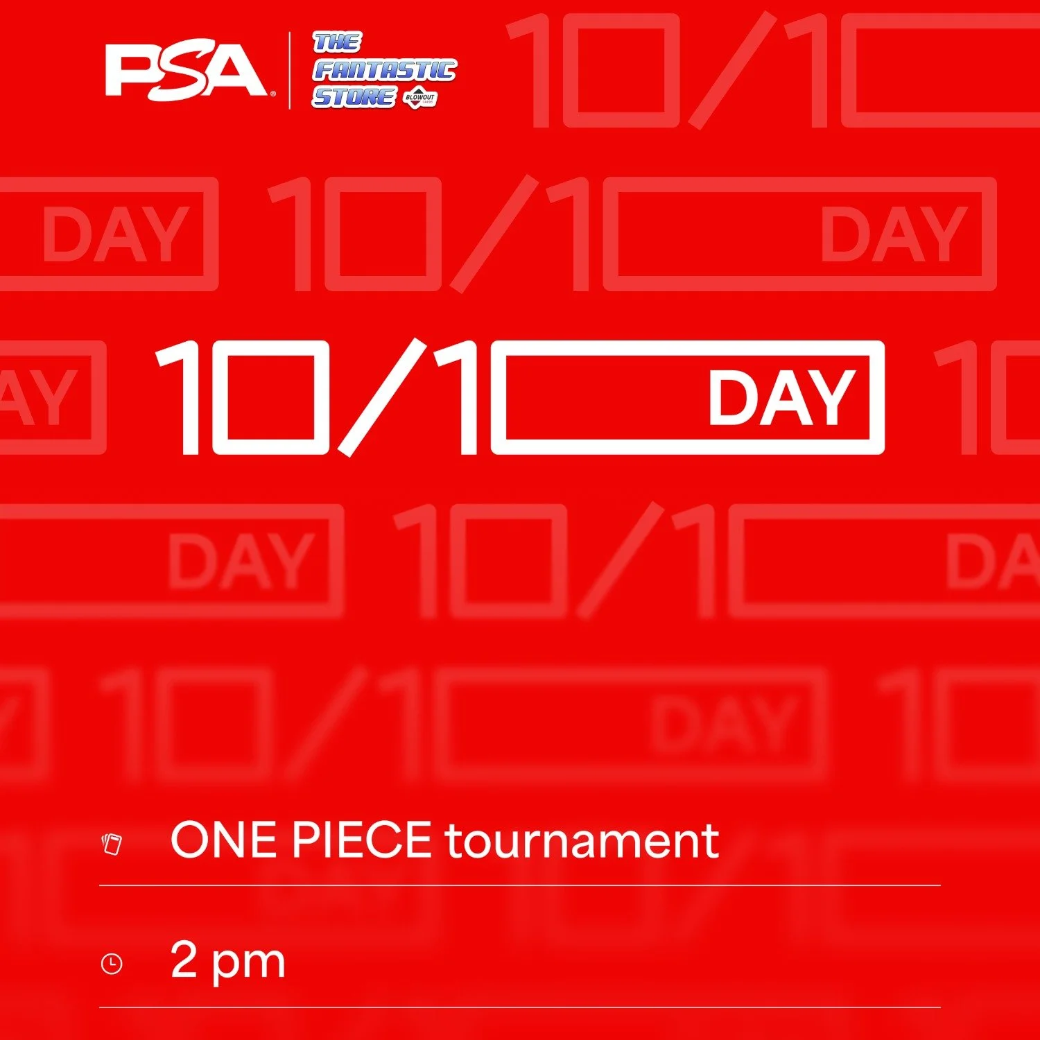 PSA 10/10 Day One Piece Store Tournament