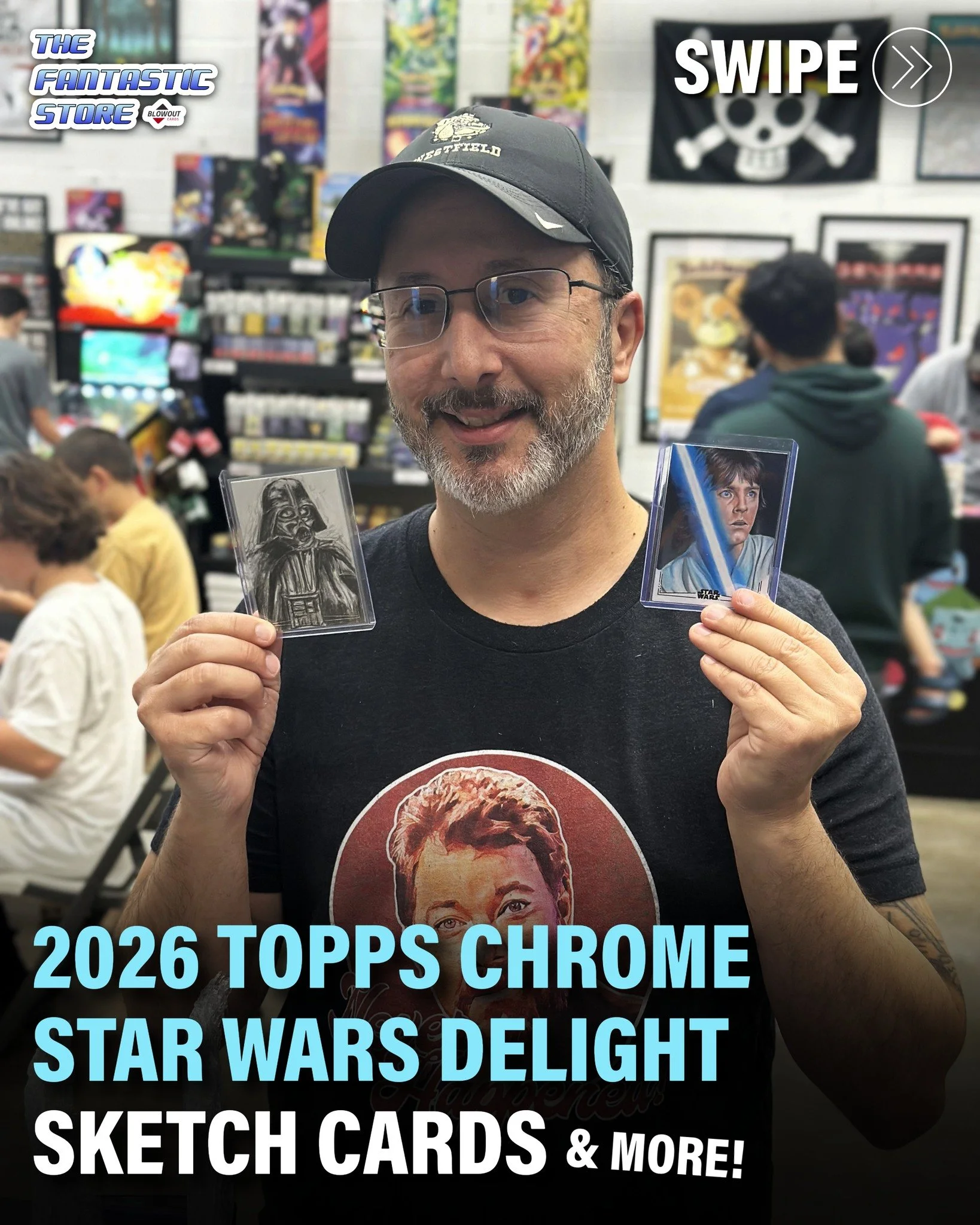 Gian can't stop pulling bangers! Swipe through to see some hits out of his recent 2026 Topps Chrome Star Wars Delight break. Thank you for always bringing good vibes to our community, and congratulations on such a FANTASTIC break. 

#topps #toppschro
