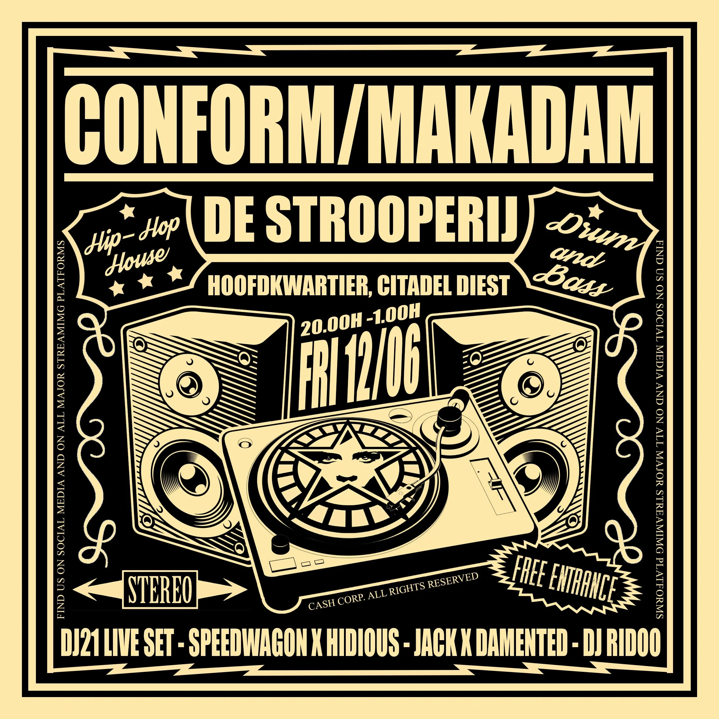 De STrooperij X Conform / Makadam
