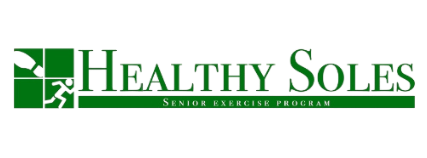 Logo for Healthy Soles Senior Exercise Program with a green color scheme.