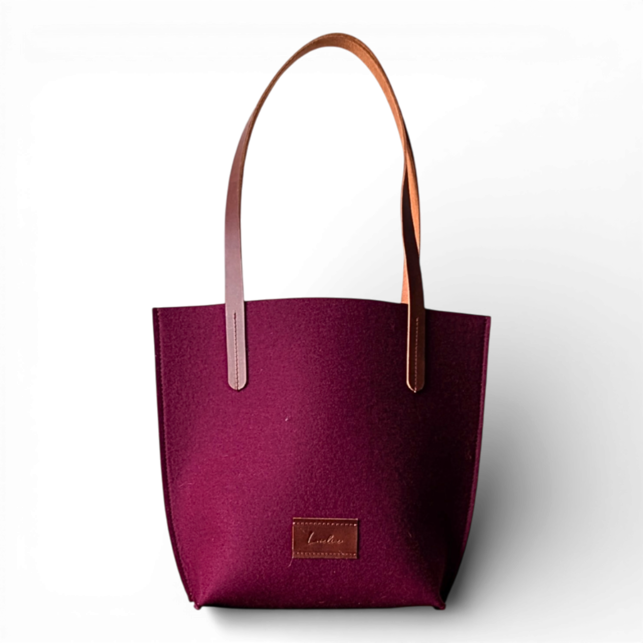 Loveline Felted Wool in Maroon