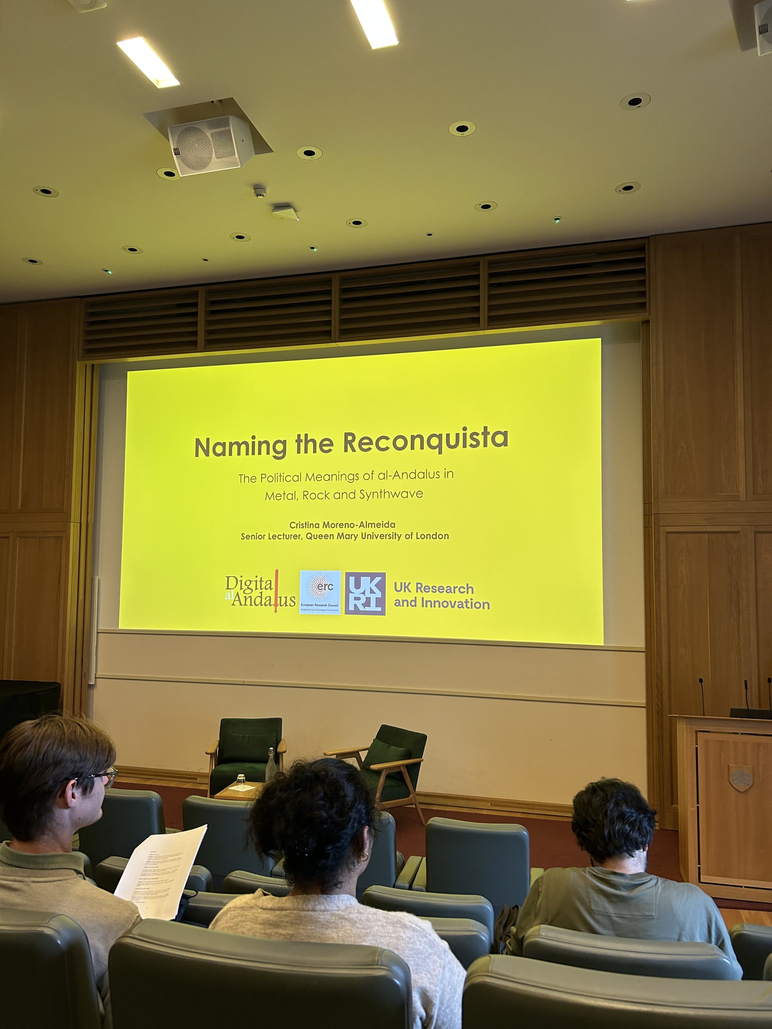 Presenting at the Middle East and Central Asia Music Forum, Oxford, 2025