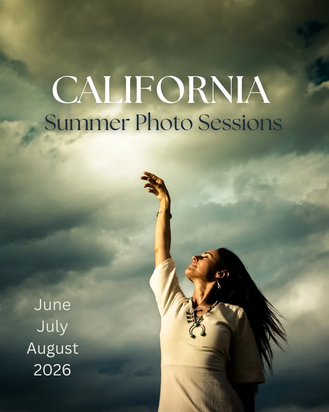 Hey California!!! I&rsquo;m coming for you :)) 

I use to travel to southern Cali 3 times a year for photo sessions but haven&rsquo;t been since 2024.. so I&rsquo;m thrilled to come out to offer photo sessions that include Soul portraits (my signatur