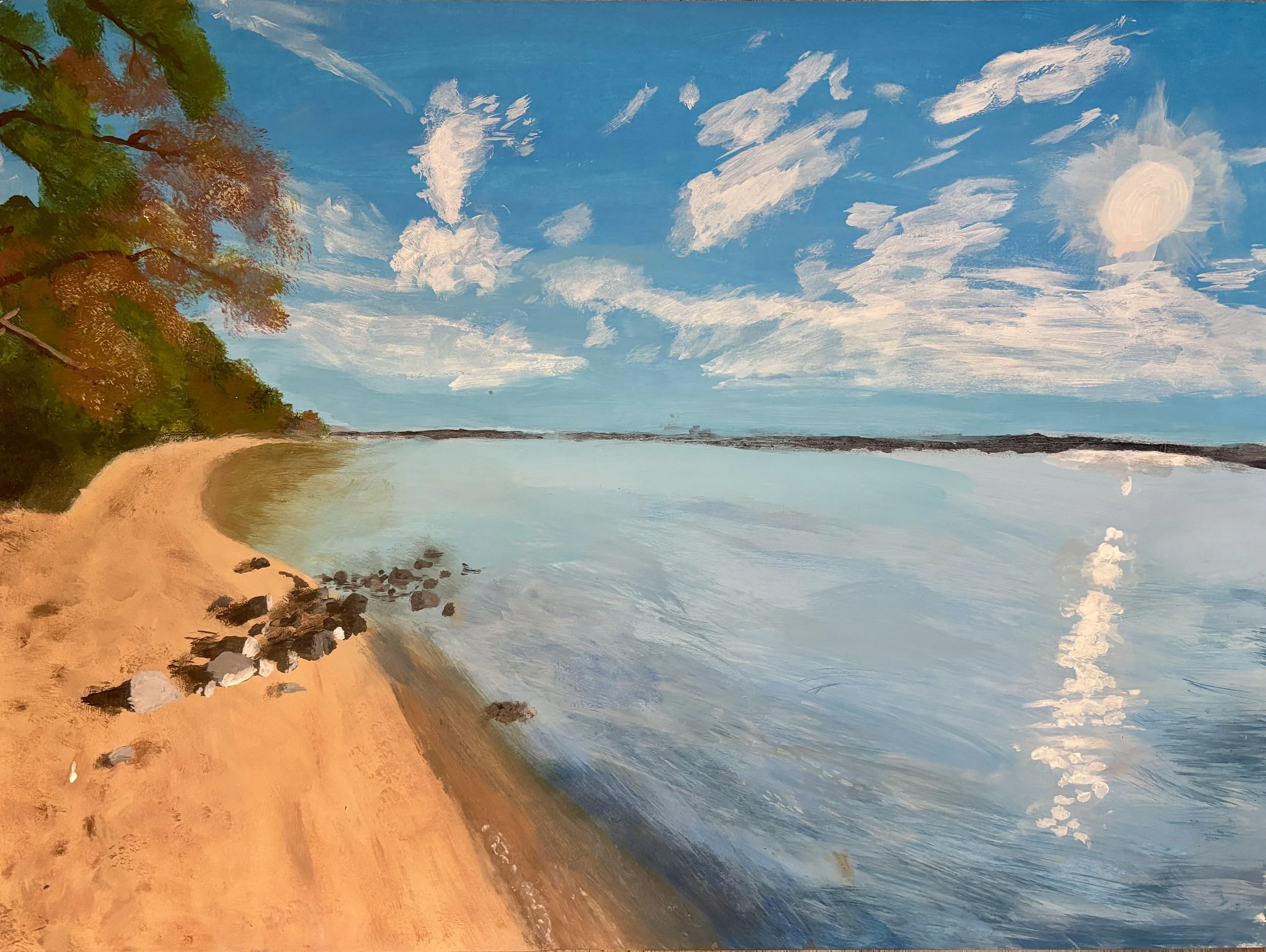 Evelyn Jones, "Jamestown Shoreline"