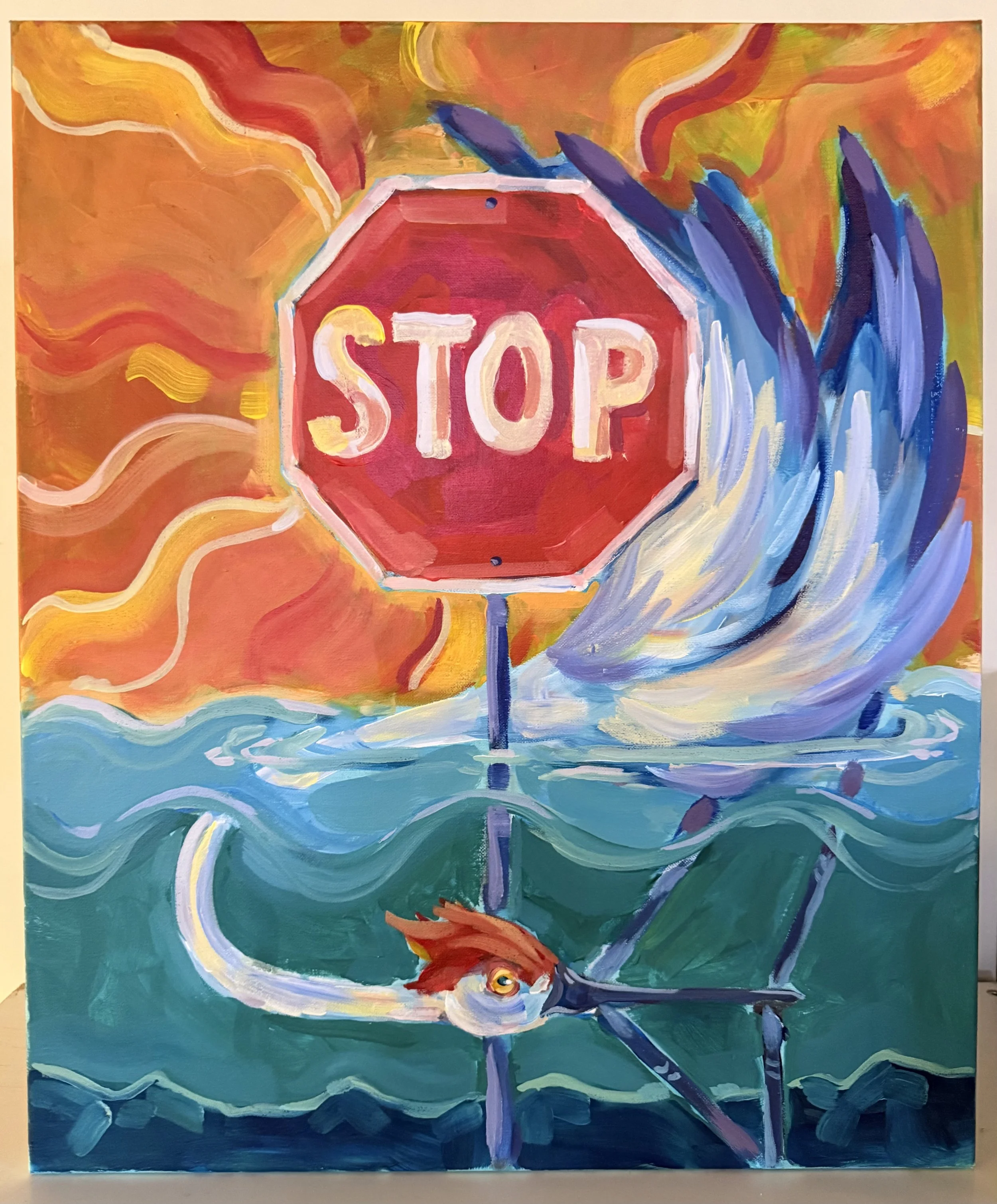 Reagan Fussell, "Sandhill Crane"