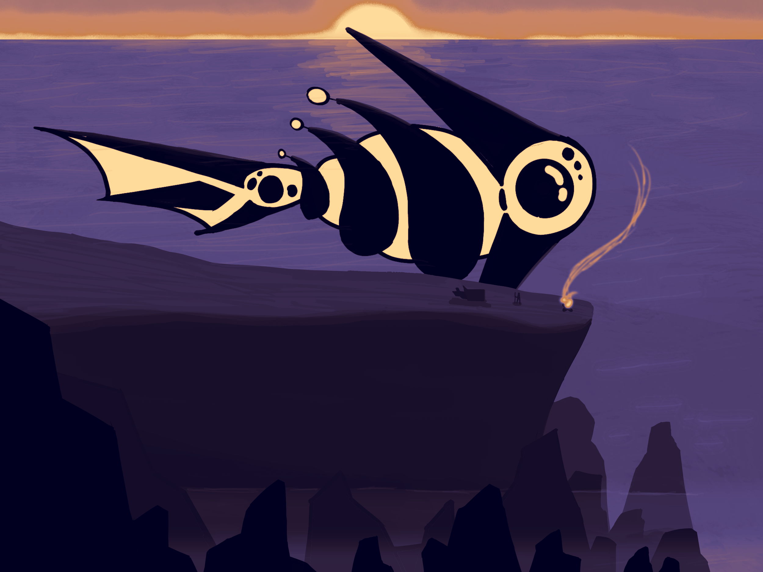 Levi Roggero, "A Sundown Sight"