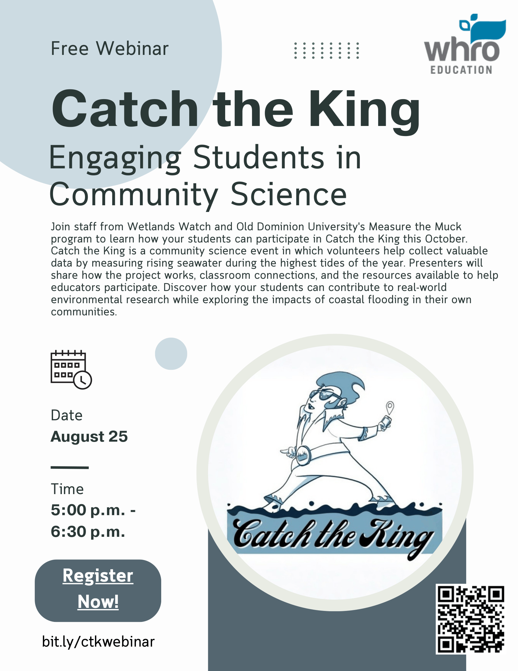 WHRO Webinar - Catch the King: Engaging Students in Community Science