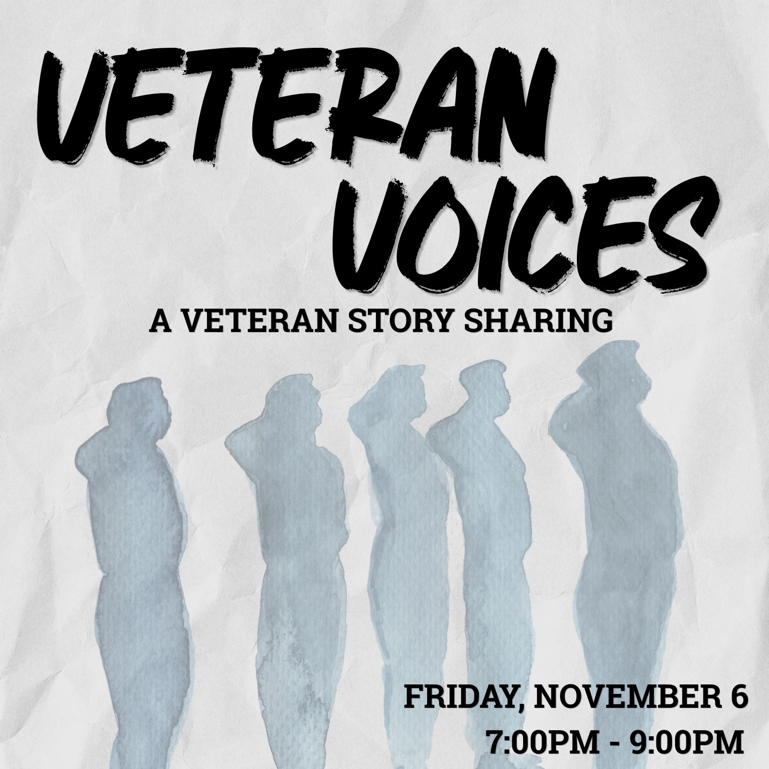 Veteran Voices: A Veteran Story Sharing