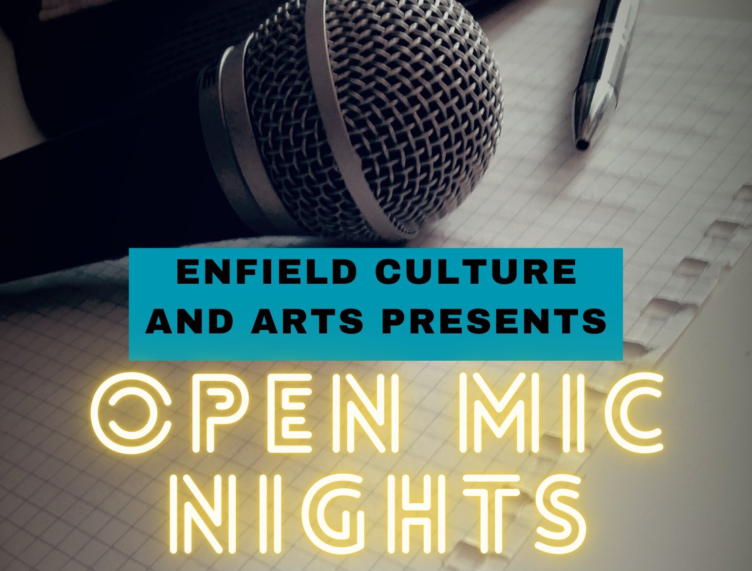 Open Mic Night at the Enfield Public Library! 