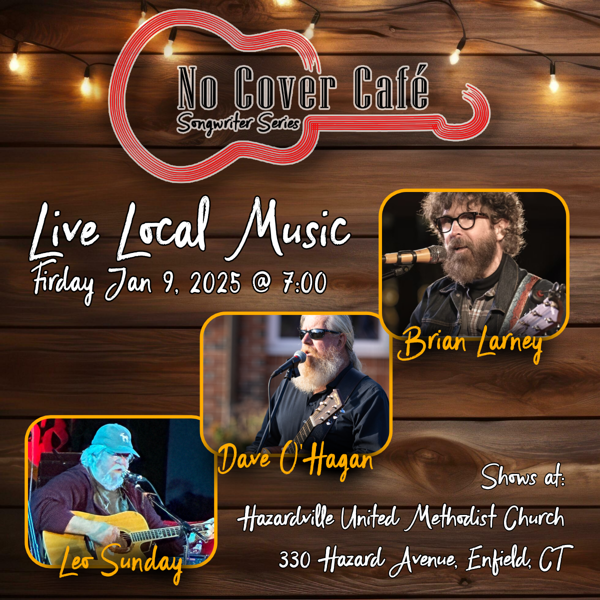 No Cover Cafe: Local Songwriter Series