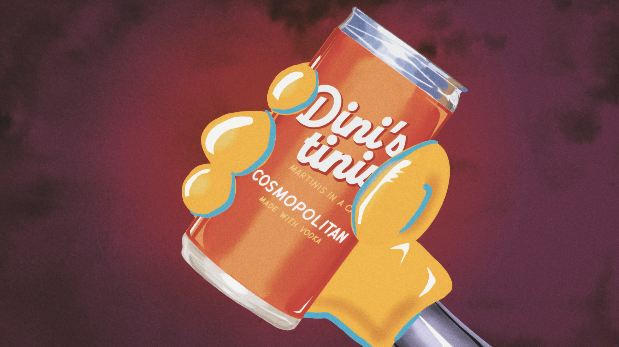 Man & The Martini – Dini's Tinis Ad