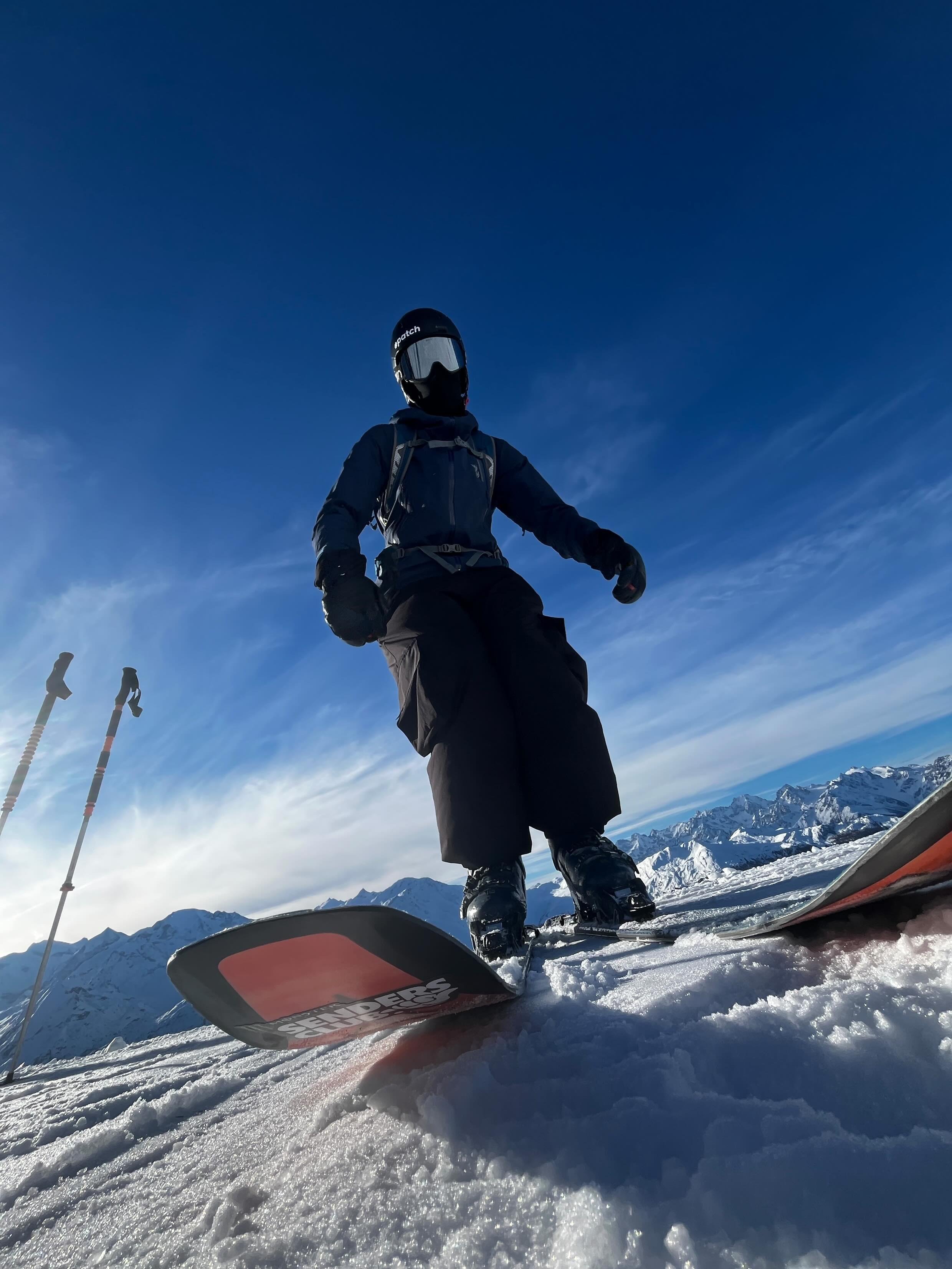 SnowRipper Baggy Ski Pants Mountain Top