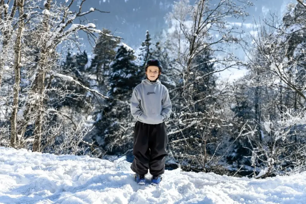 Boys Baggy Snow Pants Black.webp